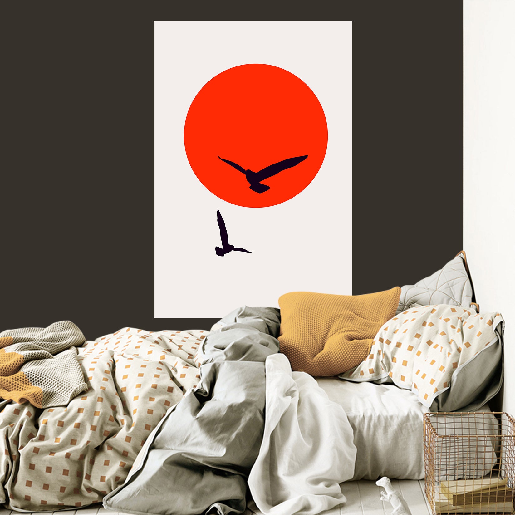 3D Sun Bird 112 Boris Draschoff Wall Sticker