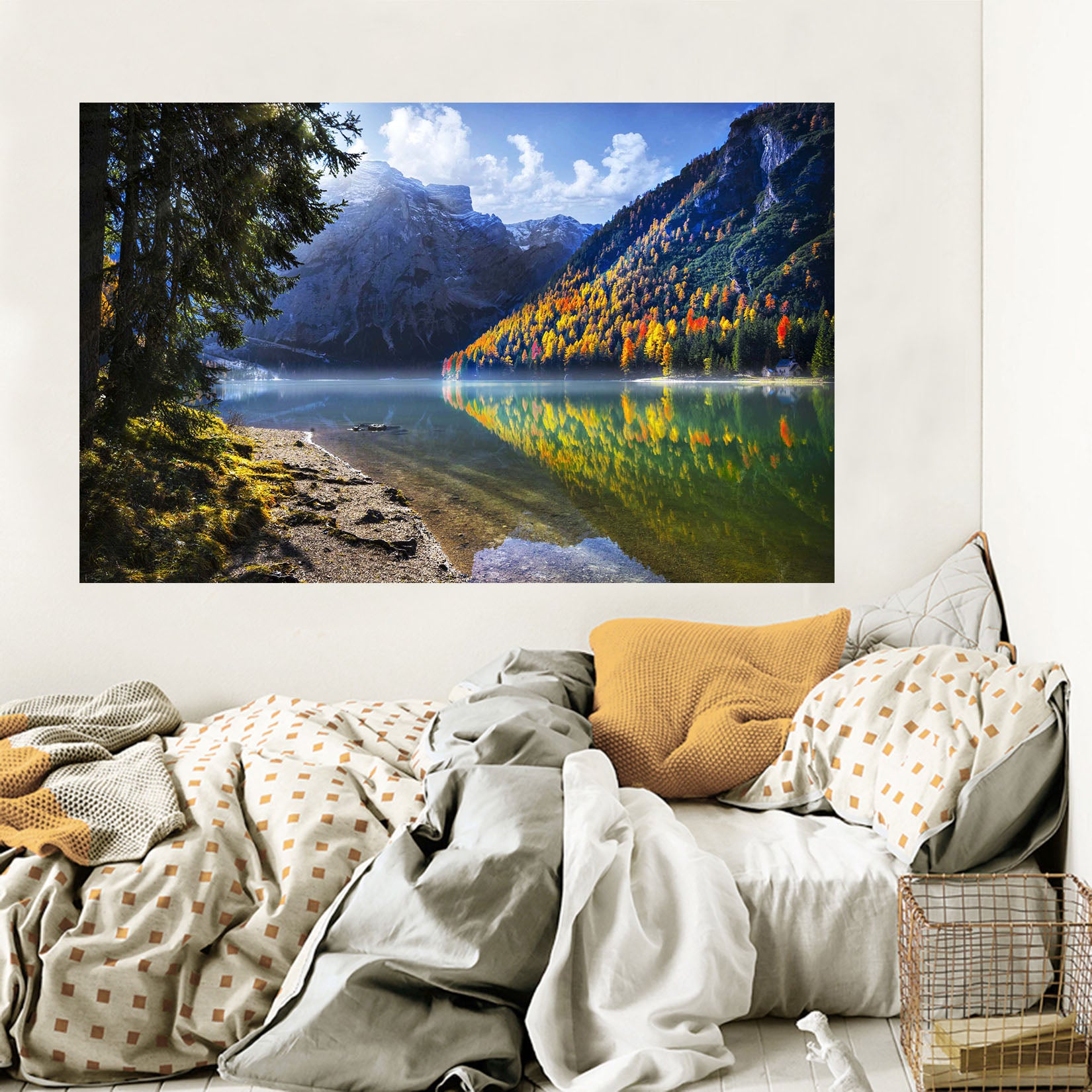 3D Blue Lake 115 Marco Carmassi Wall Sticker