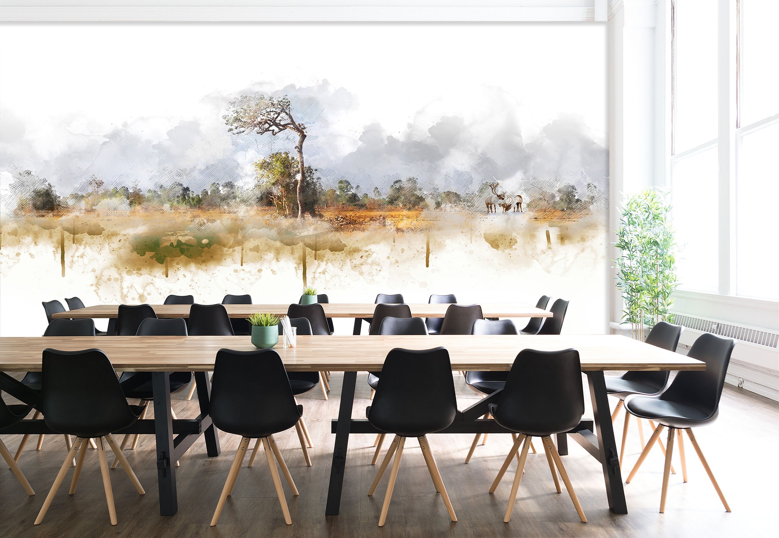 3D Oil Painting Eucalyptus 486 Wallpaper AJ Wallpaper 2