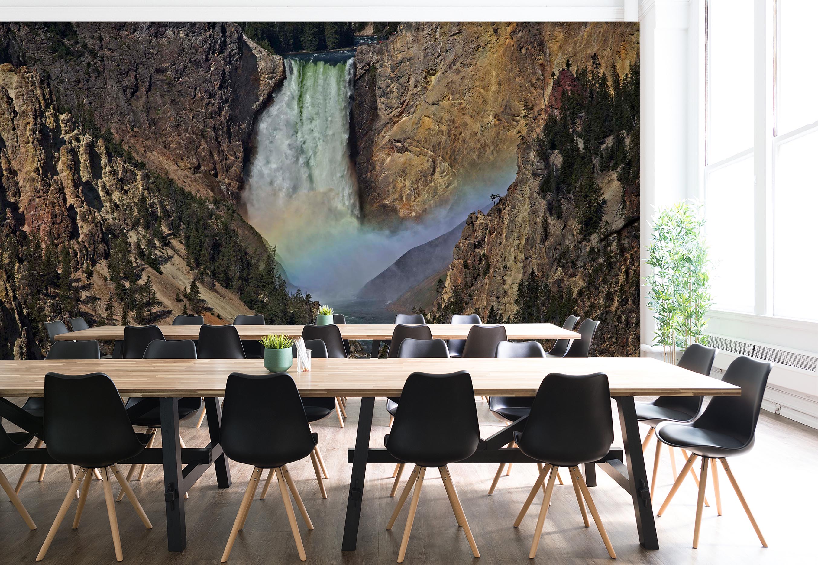 3D Rainbow Waterfall 122 Kathy Barefield Wall Mural Wall Murals