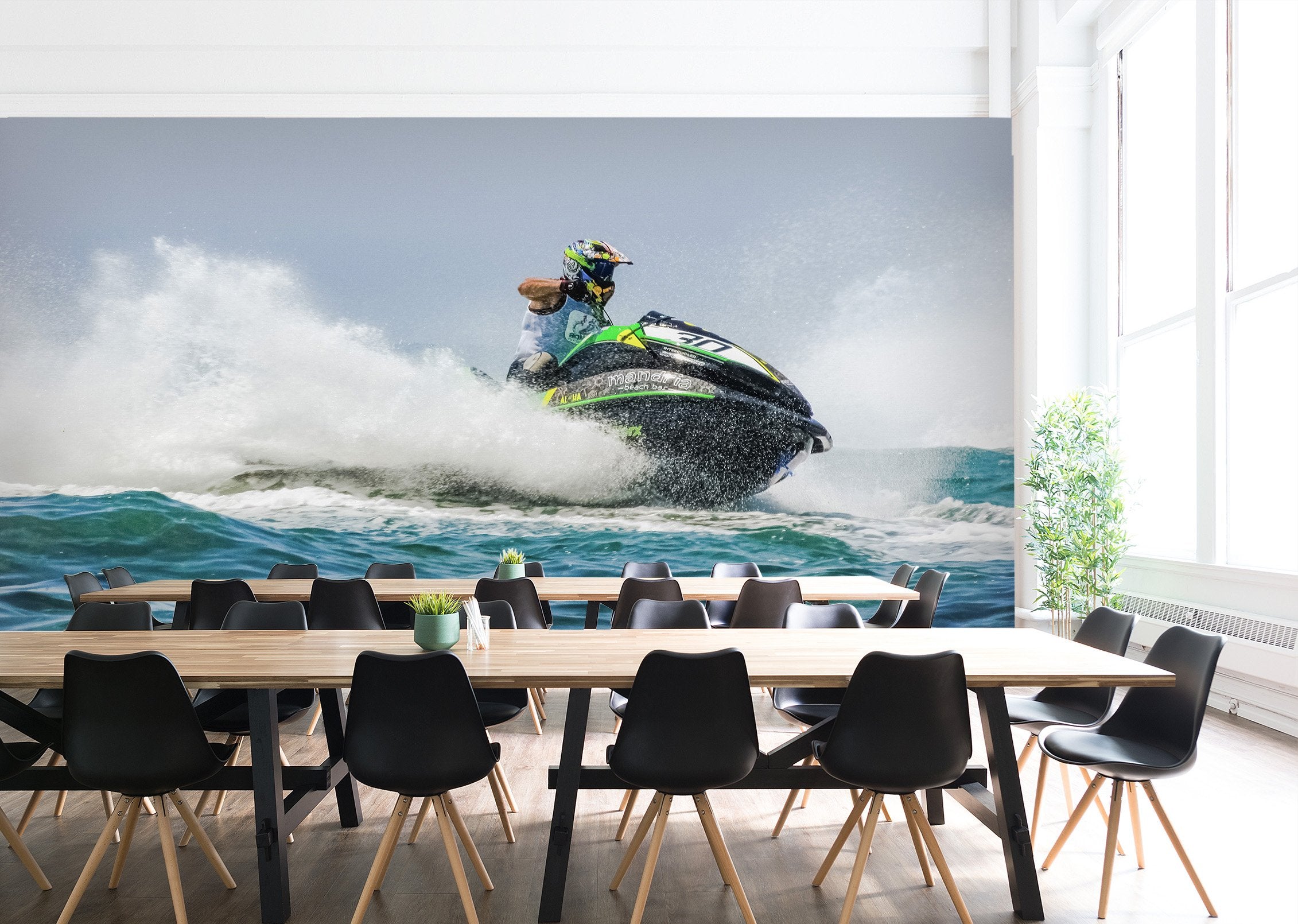 3D Jet Ski 991 Vehicle Wall Murals Wallpaper AJ Wallpaper 2