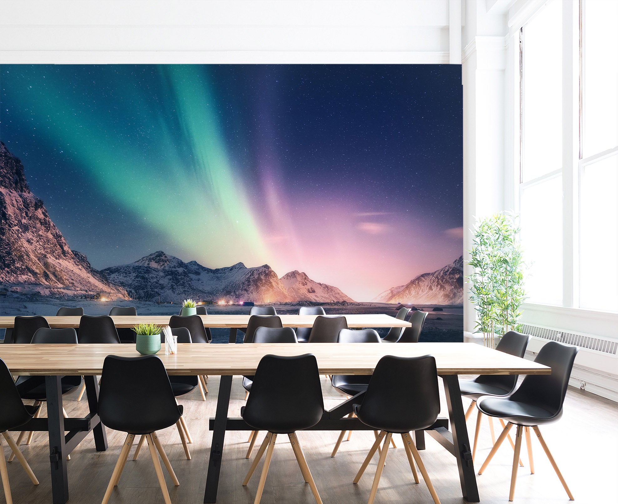3D Beautiful Aurora 046 Wall Murals