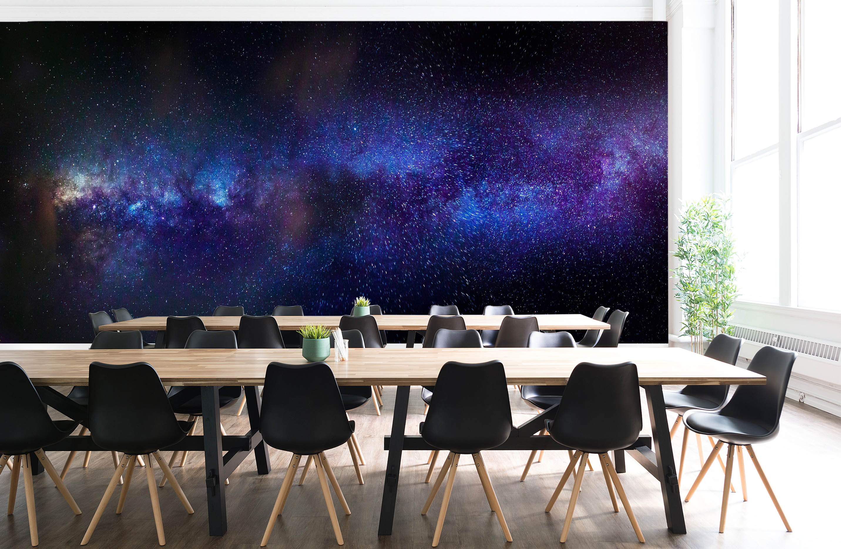 3D Blue Galaxy 1139 Wall Murals