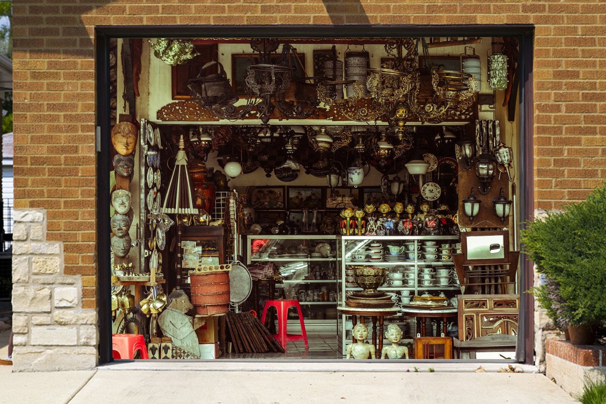 3D Grocery Store 164 Garage Door Mural Wallpaper AJ Wallpaper