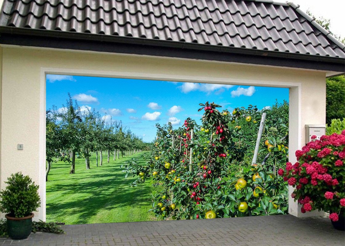 3D Fruit Trees 185 Garage Door Mural Wallpaper AJ Wallpaper