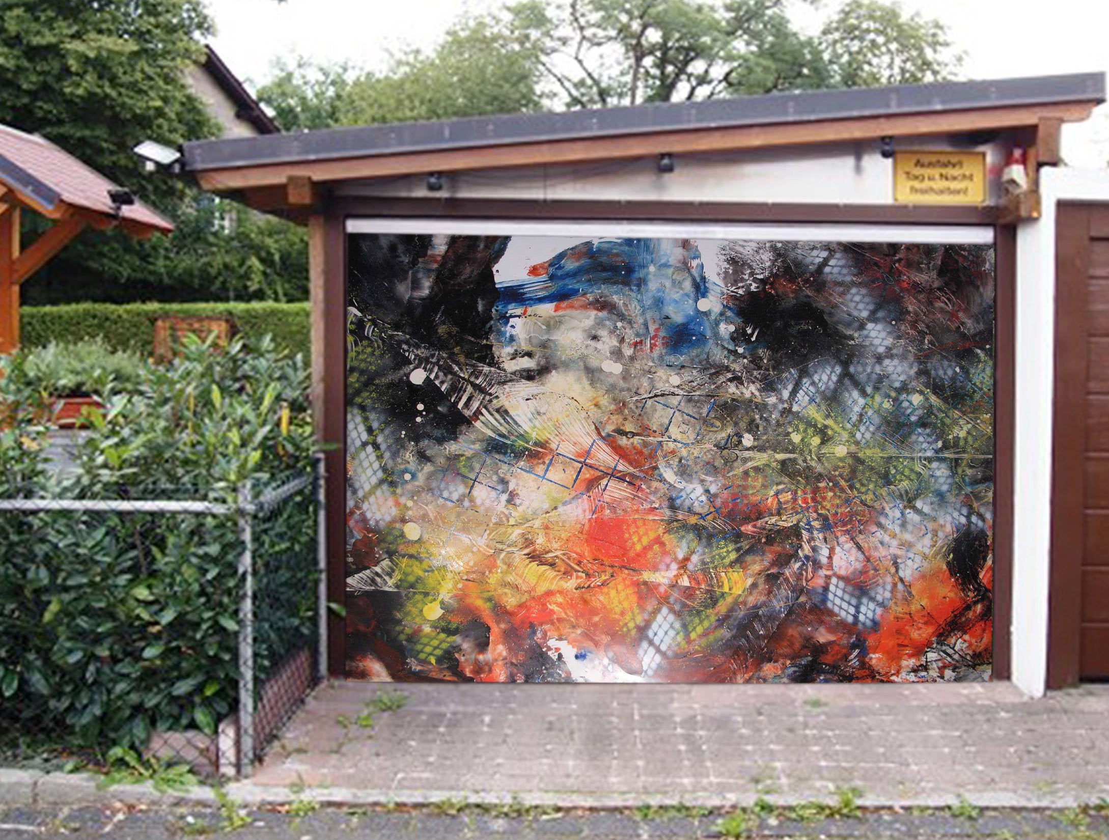 3D Color Painting 99 Garage Door Mural Wallpaper AJ Wallpaper