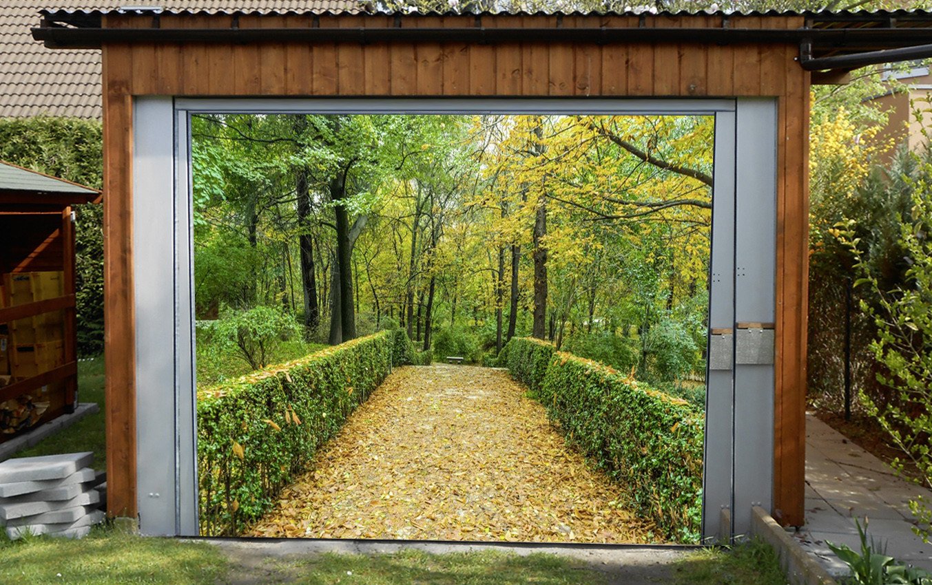 3D Forest Fallen Leaves 196 Garage Door Mural Wallpaper AJ Wallpaper