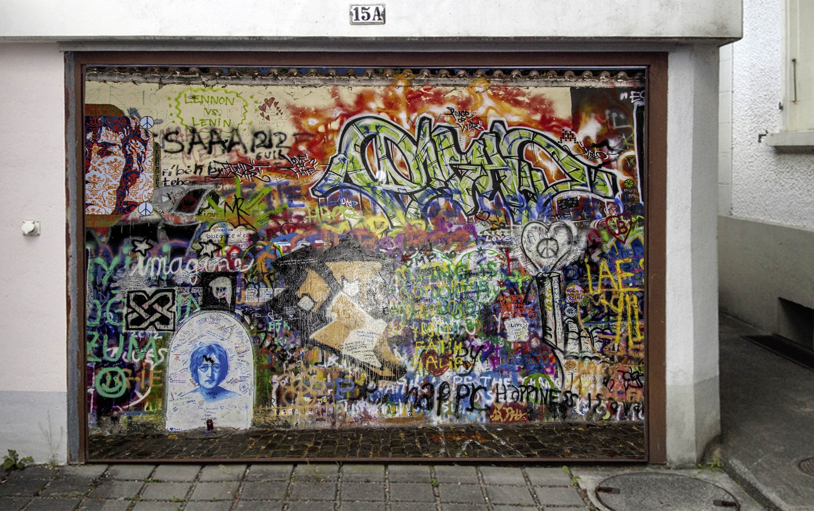 3D Comlicate Graffiti 27 Garage Door Mural Wallpaper AJ Wallpaper