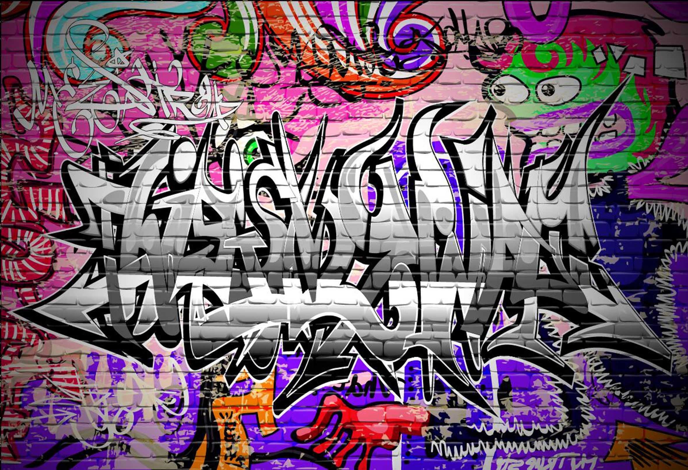 3D Graffiti Monsters 331 Garage Door Mural Wallpaper AJ Wallpaper