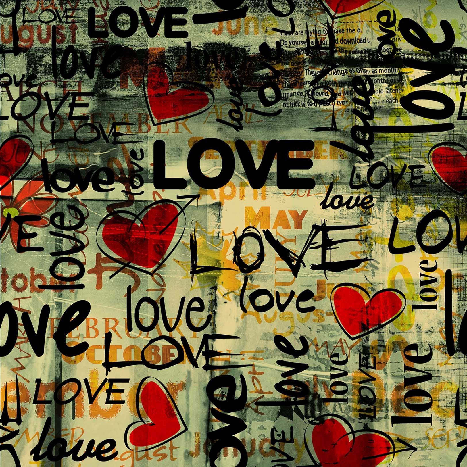 3D Graffiti Love 328 Garage Door Mural Wallpaper AJ Wallpaper