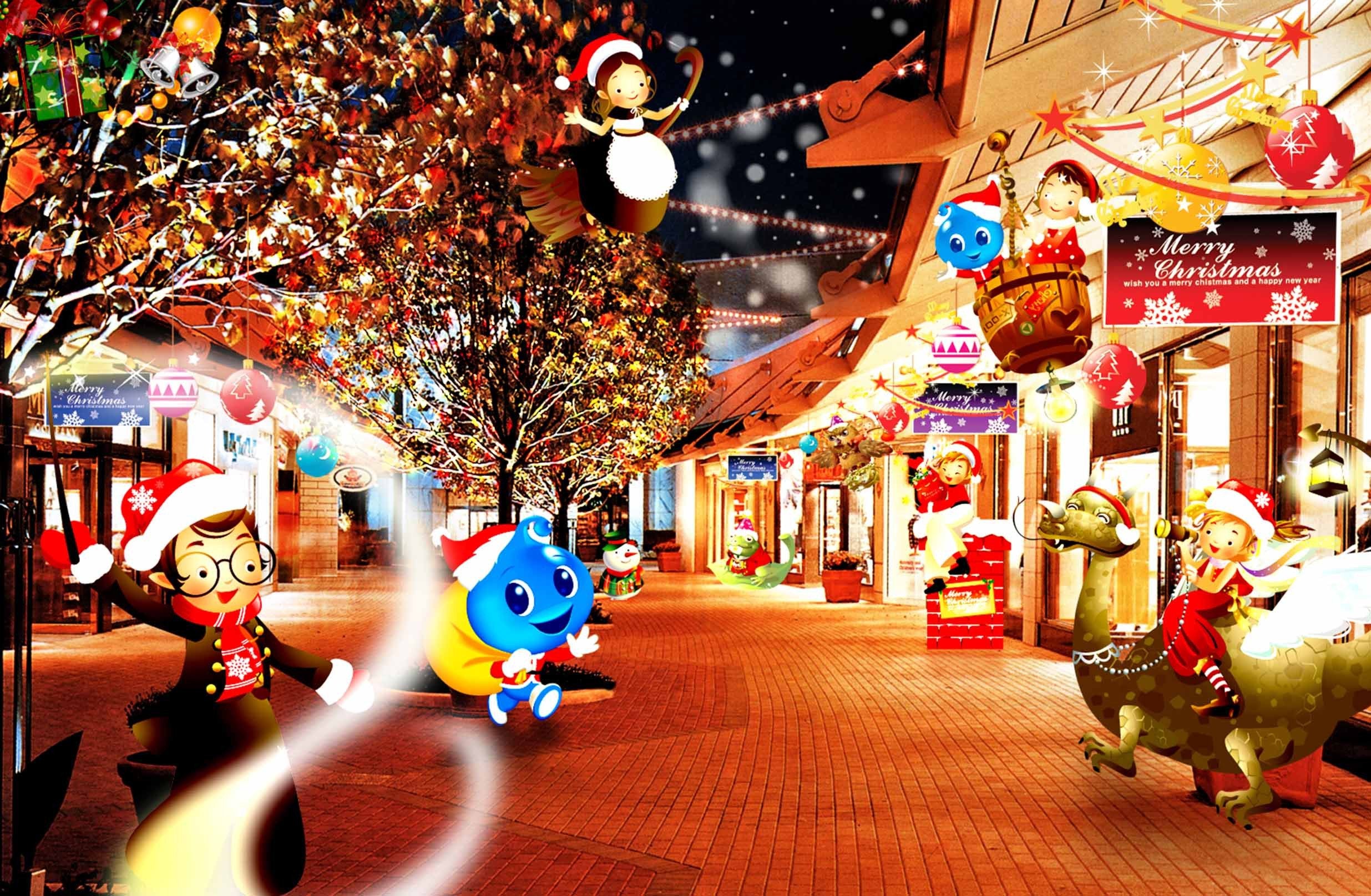 3D Merry Christmas 443 Garage Door Mural Wallpaper AJ Wallpaper