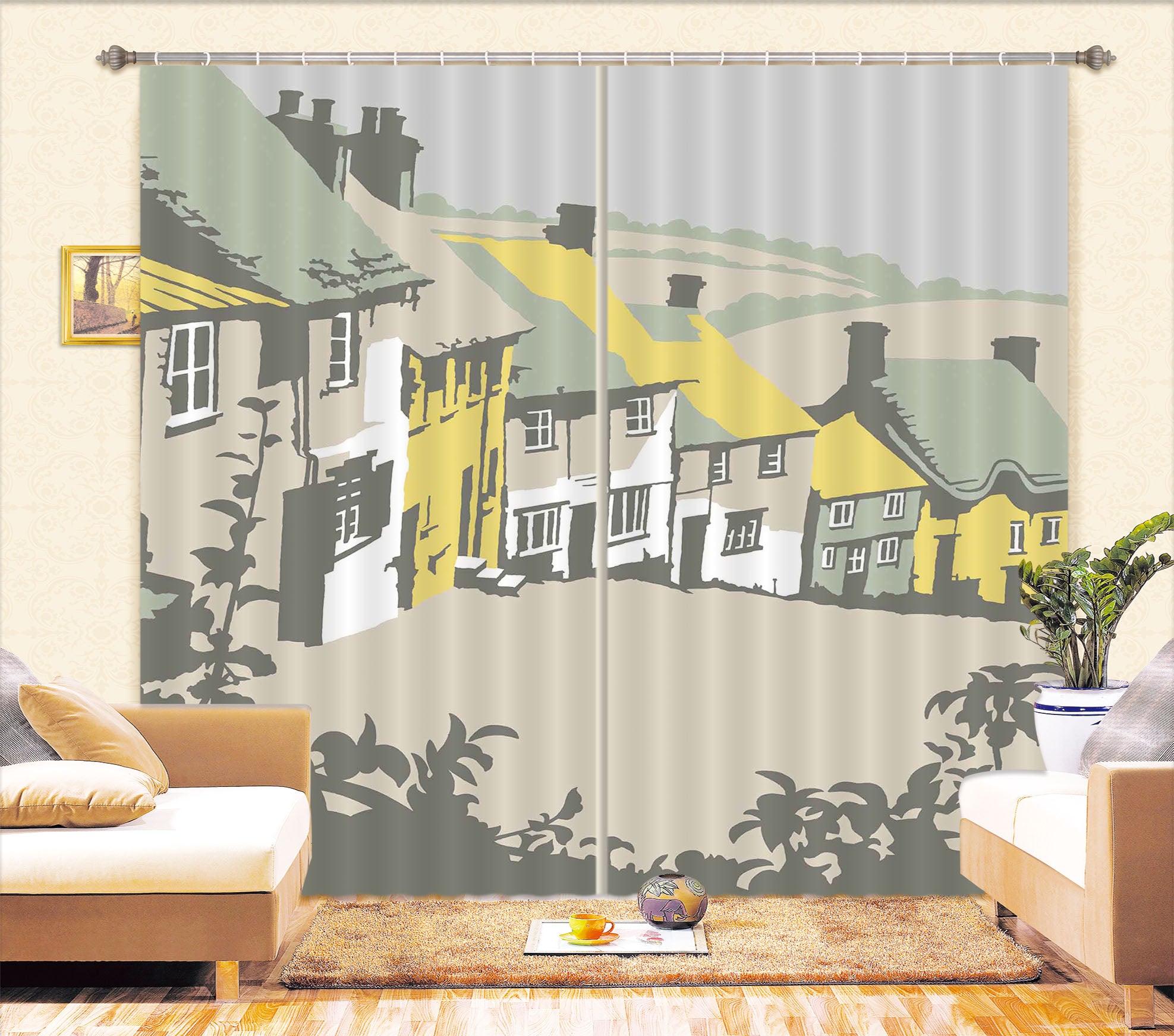 3D Shaftesbury 146 Steve Read Curtain Curtains Drapes