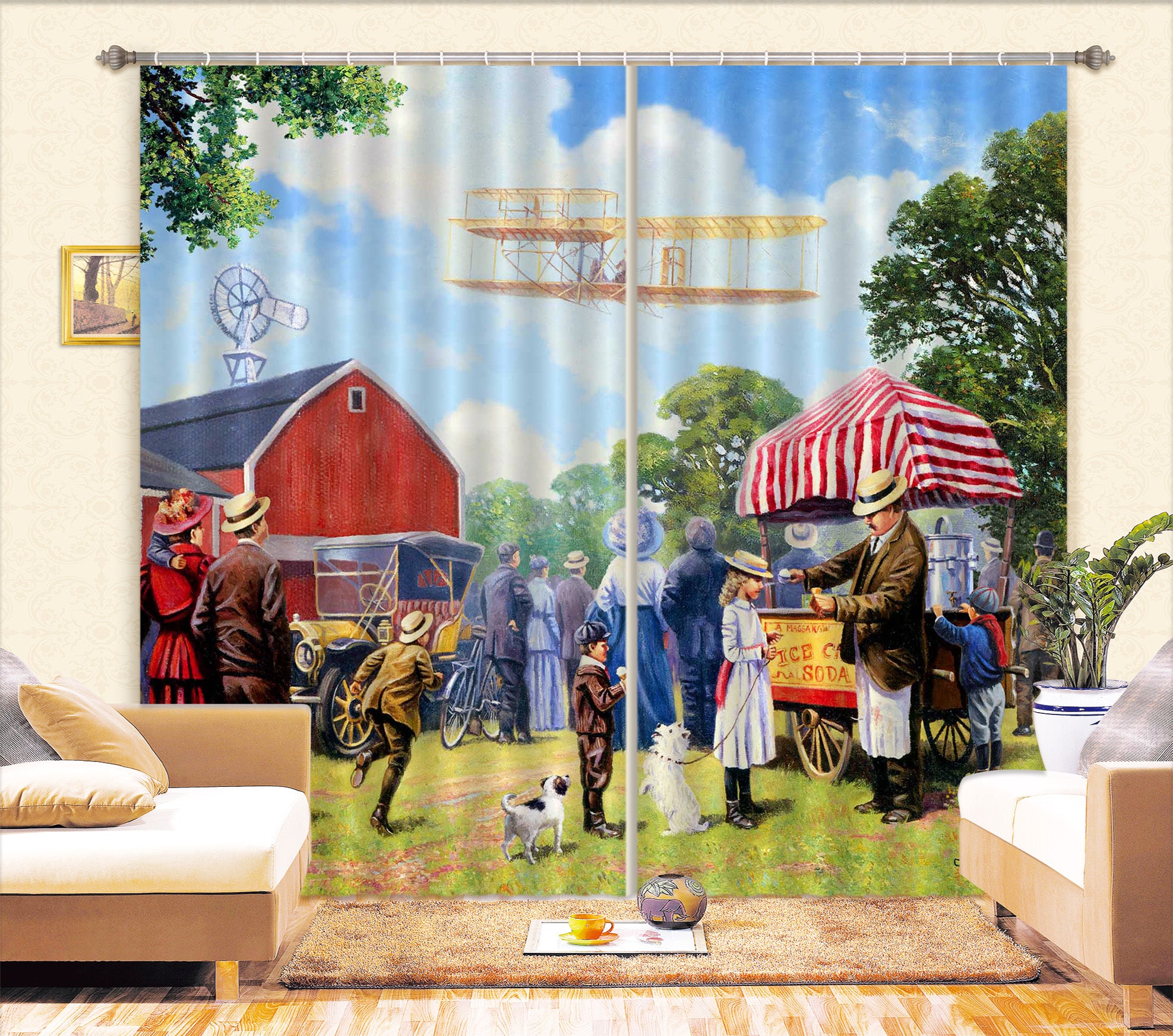 3D Lawn Car For Sale 150 Kevin Walsh Curtain Curtains Drapes