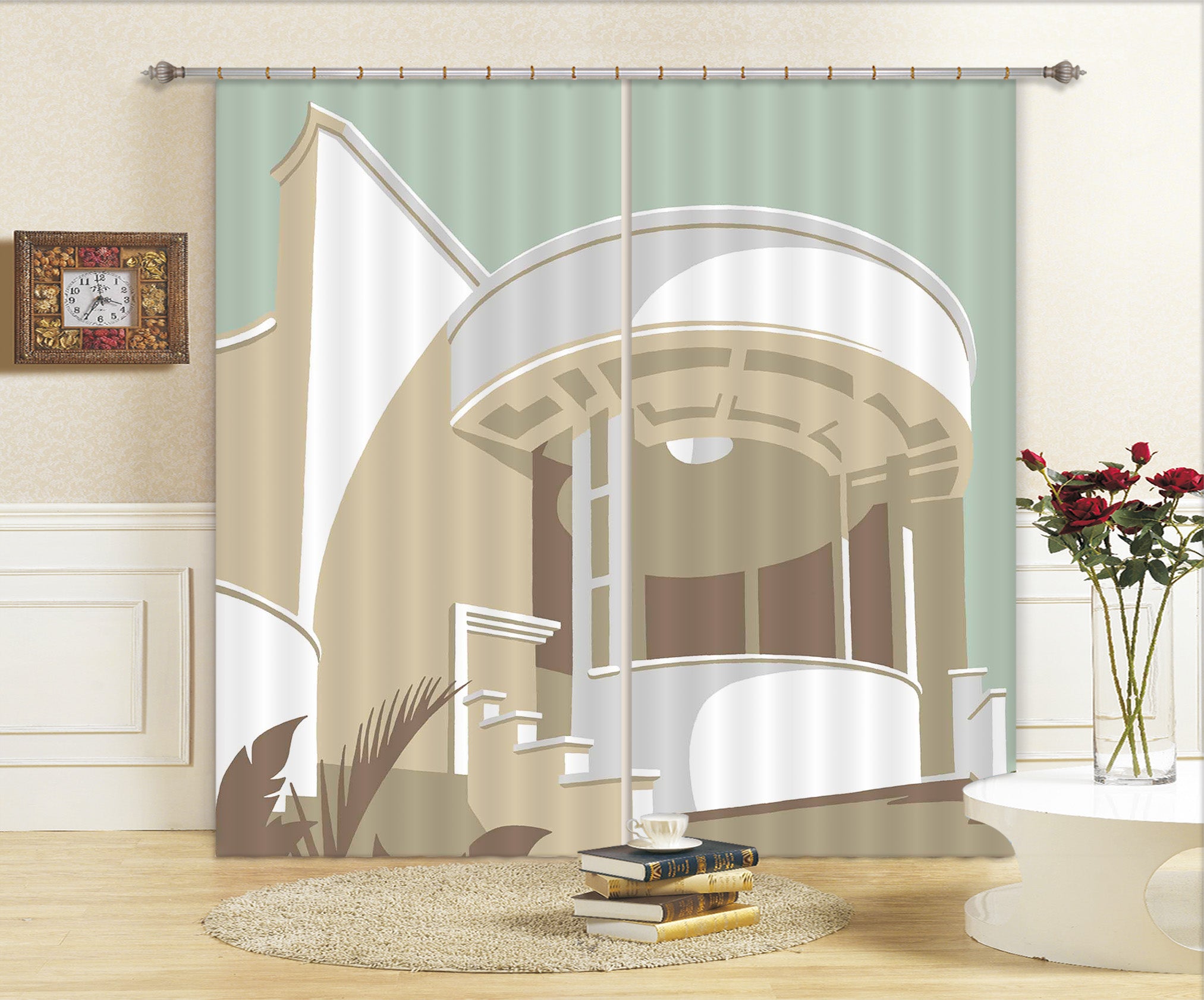 3D Tate St Ives 165 Steve Read Curtain Curtains Drapes