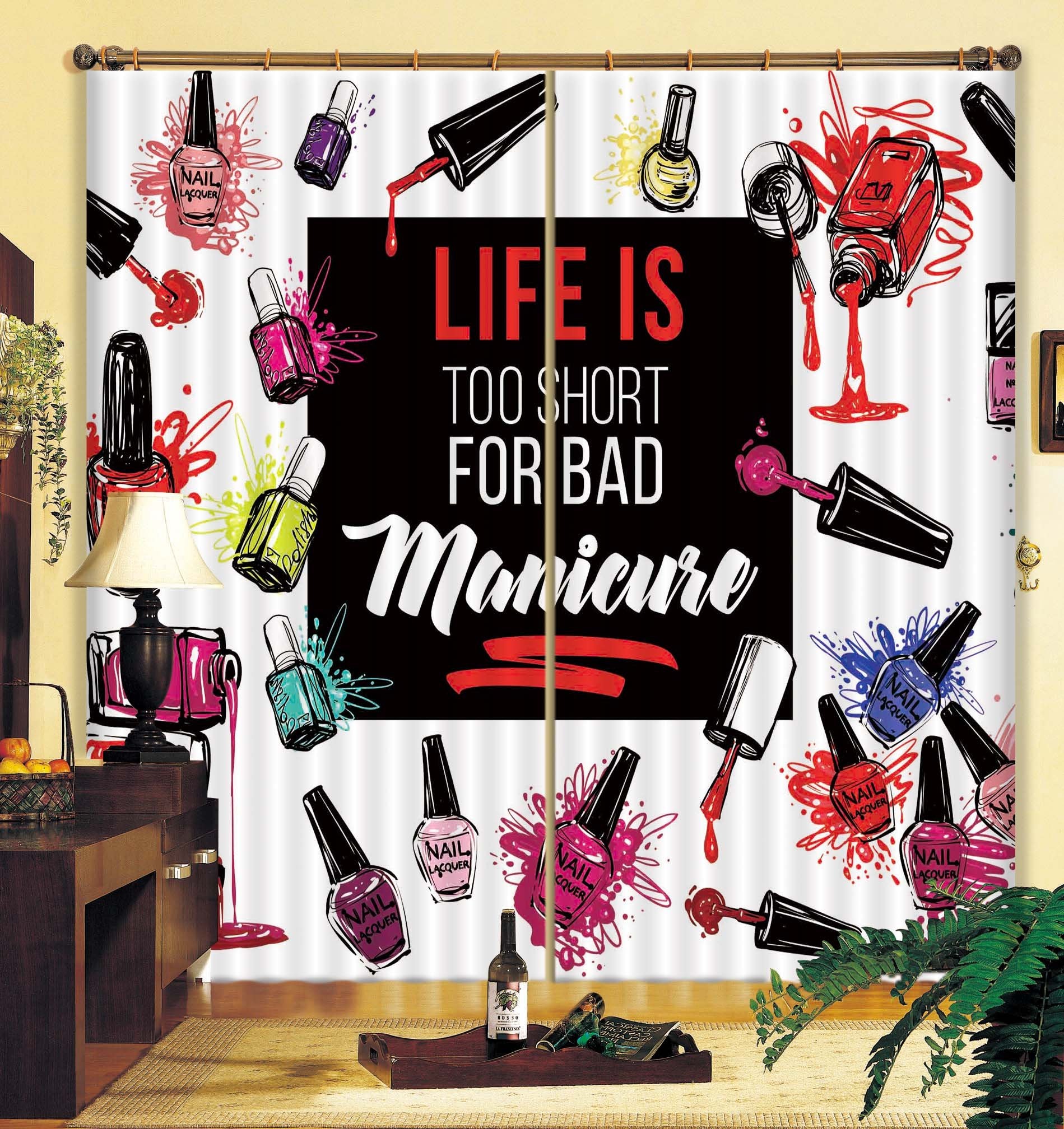 3D Beauty Store 121 Curtains Drapes Wallpaper AJ Wallpaper