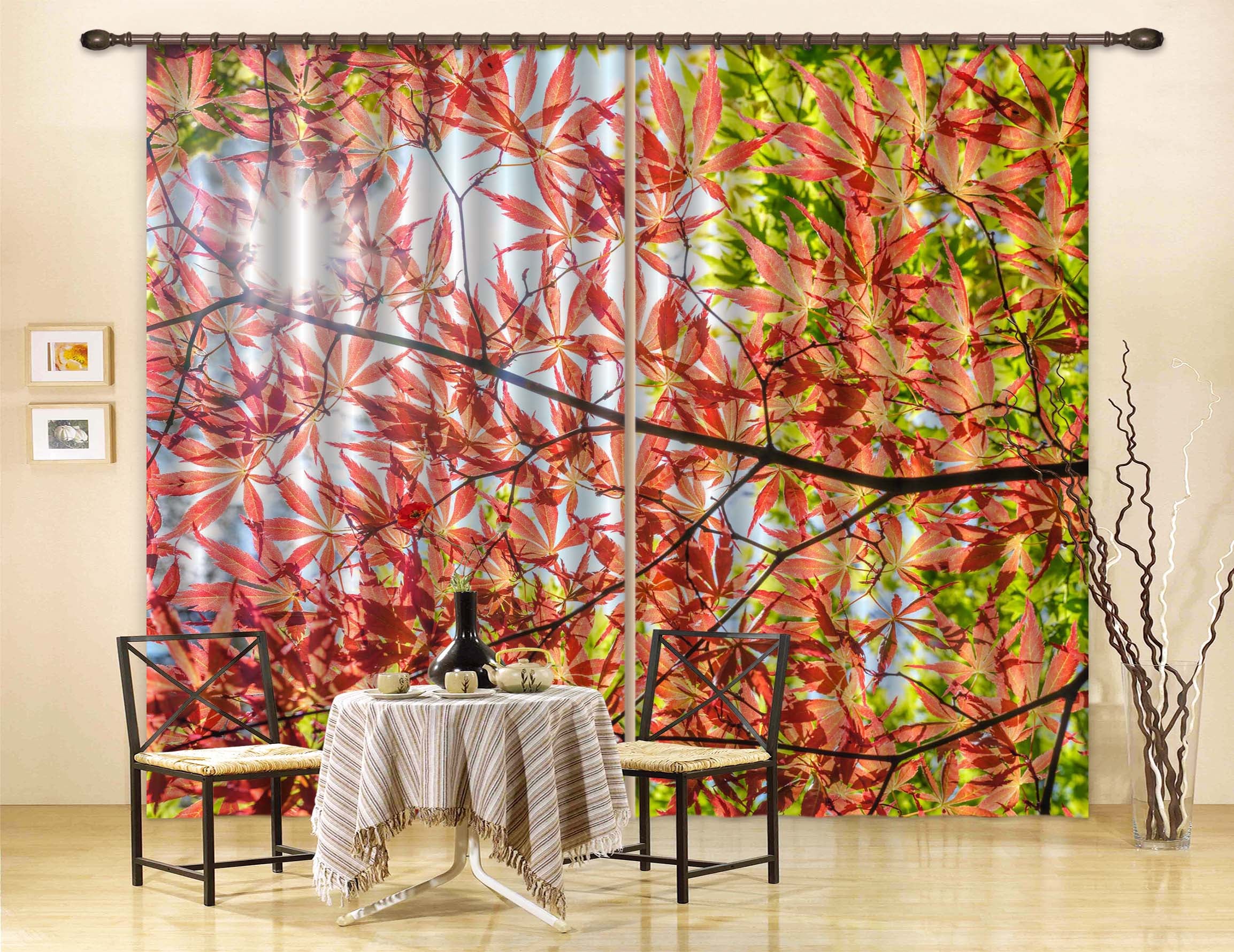 3D Sunshine Maple 6391 Assaf Frank Curtain Curtains Drapes