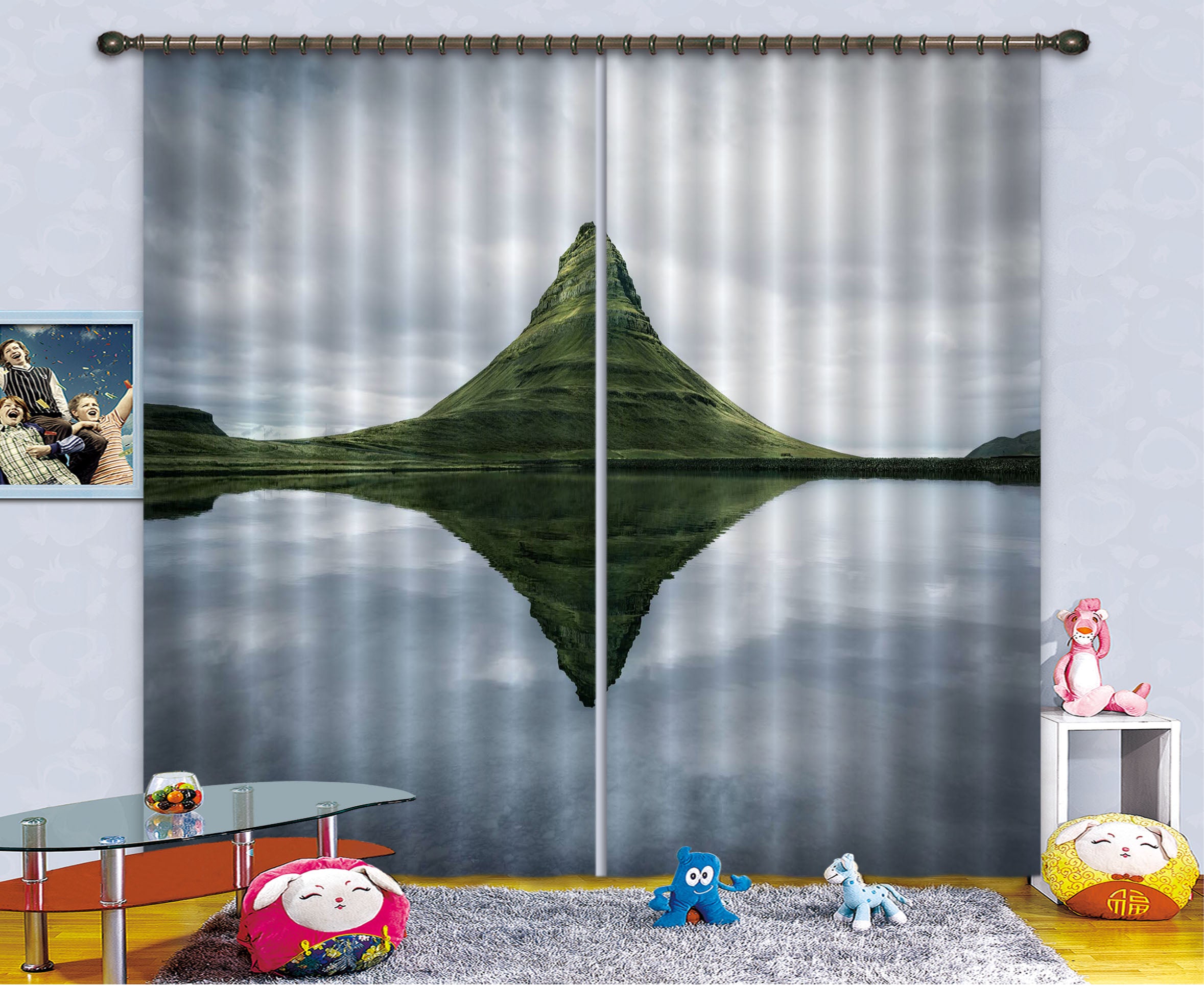 3D Lakes And Mountains 125 Marco Carmassi Curtain Curtains Drapes