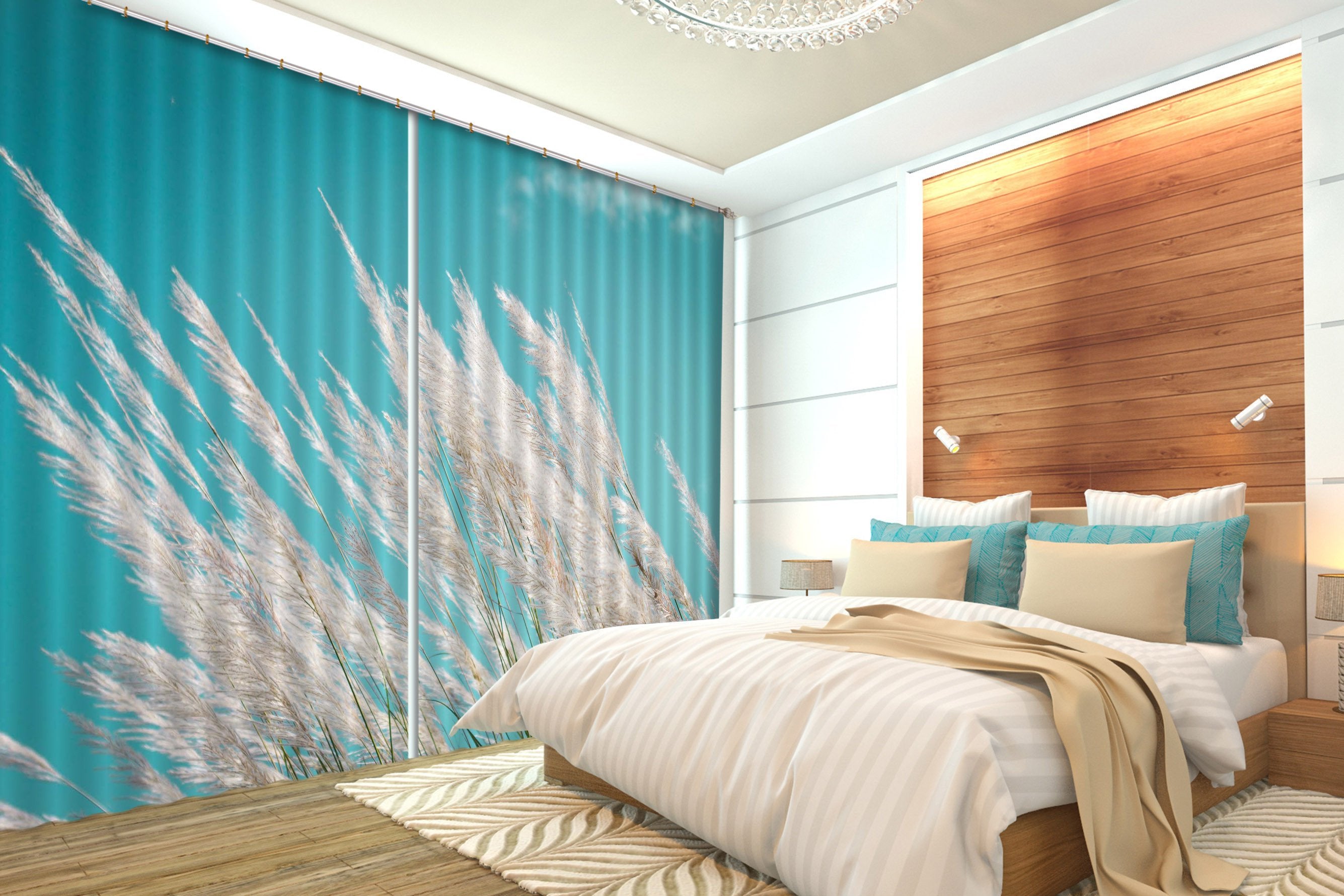 3D Weeds Flowers 482 Curtains Drapes Wallpaper AJ Wallpaper