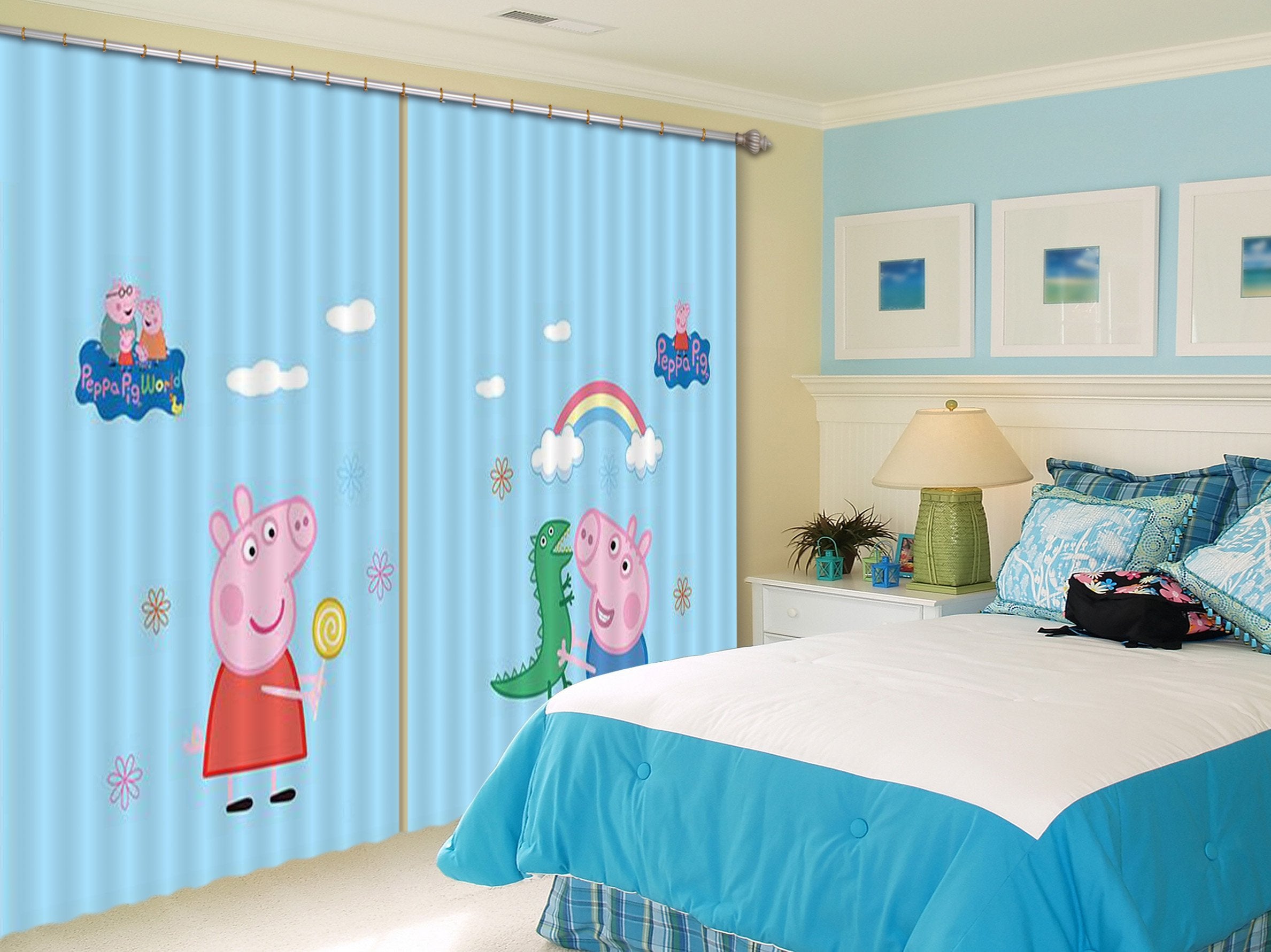 3D Cartoon Kids 2283 Curtains Drapes Wallpaper AJ Wallpaper