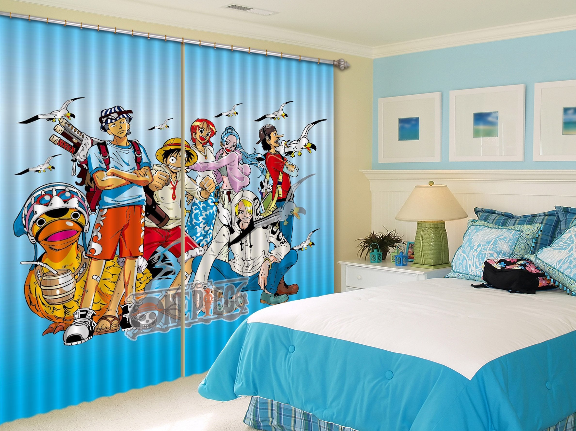 3D Cartoon Poster 2337 Curtains Drapes Wallpaper AJ Wallpaper