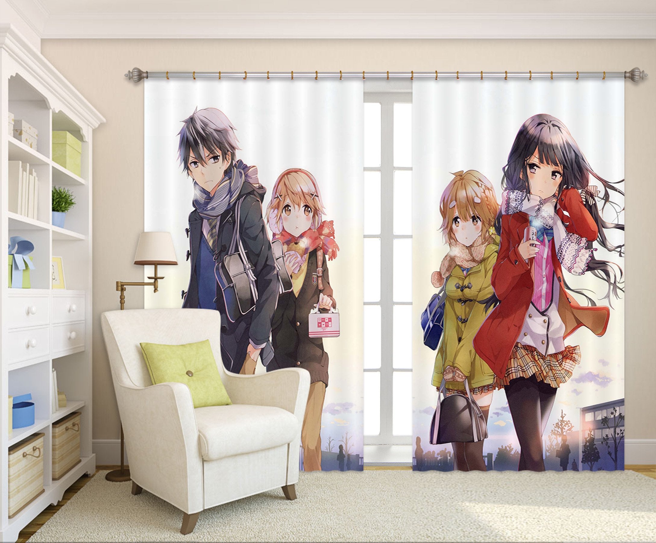 3D Boys Girls 2416 Curtains Drapes Wallpaper AJ Wallpaper