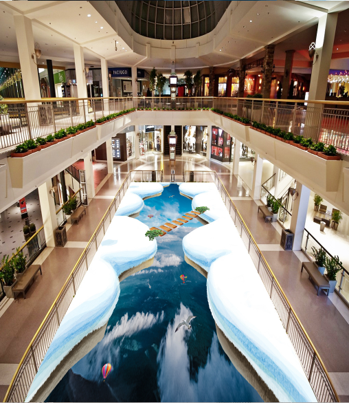 3D Hot Air Balloon 330 Floor Mural Wallpaper AJ Wallpaper 2