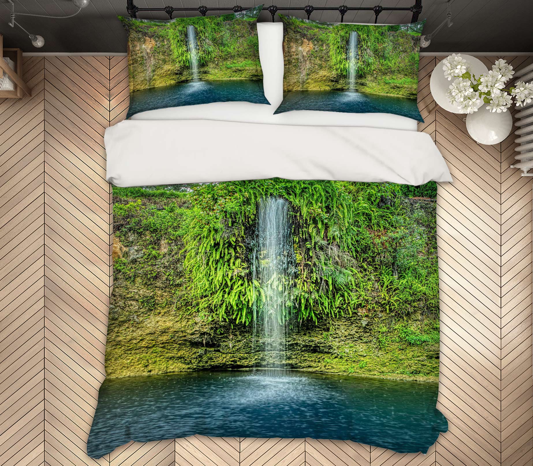 3D Stone Leaves Fall 8545 Beth Sheridan Bedding Bed Pillowcases Quilt