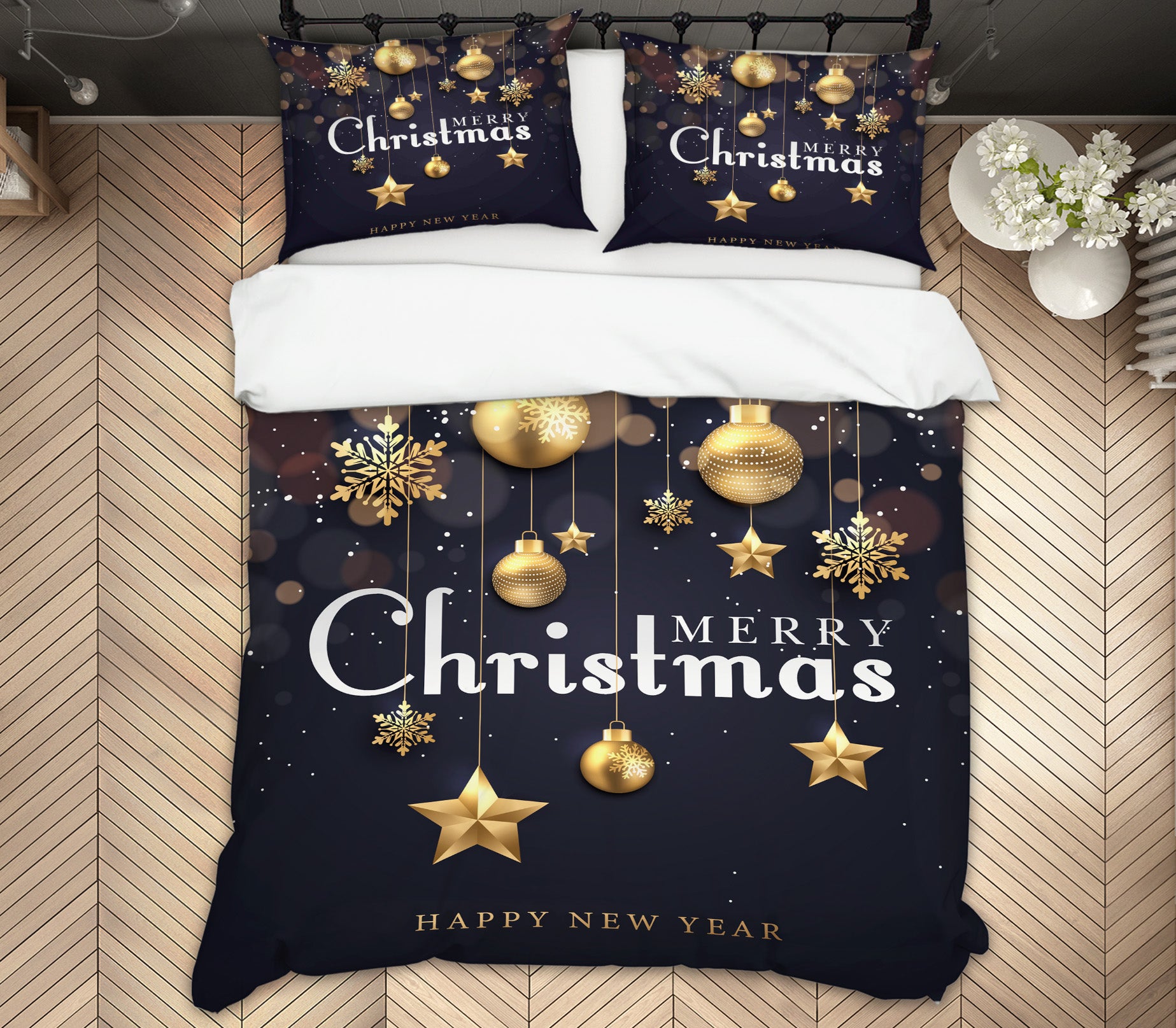 3D Golden Ball 64011 Bed Pillowcases Quilt