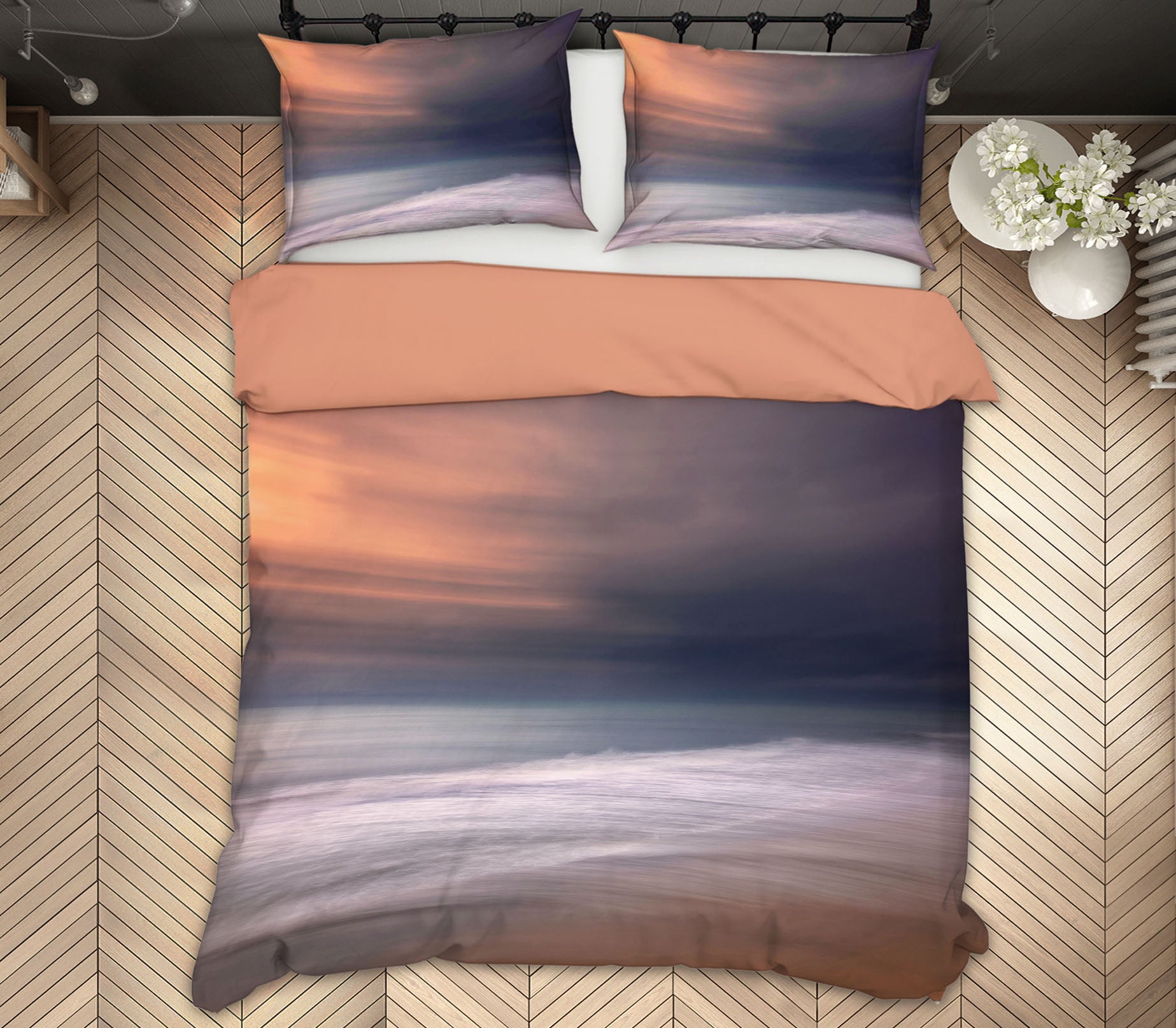 3D Sunset Sea 2143 Marco Carmassi Bedding Bed Pillowcases Quilt