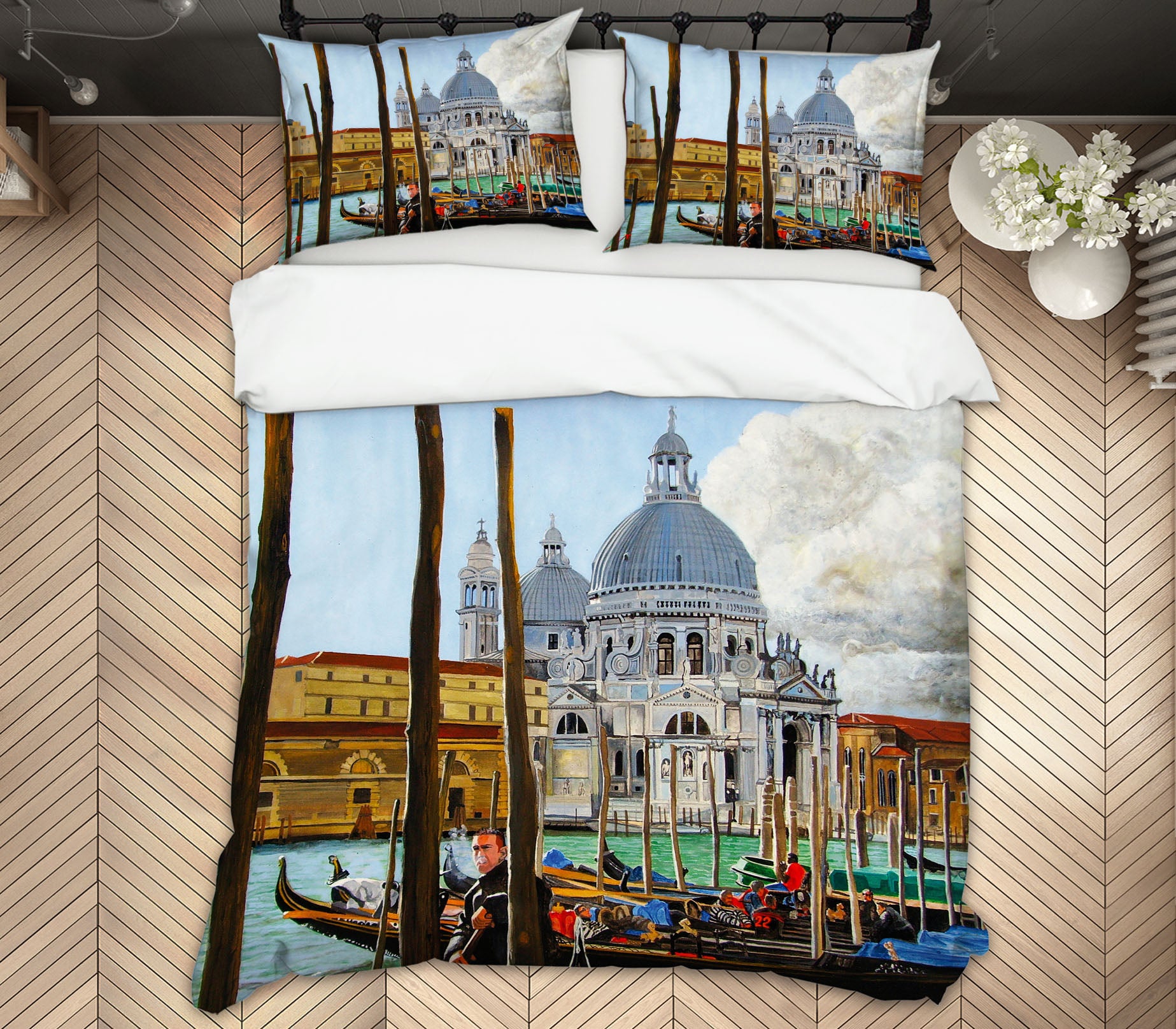 3D Building Ship 11066 Matthew Holden Bates Bedding Bed Pillowcases Quilt
