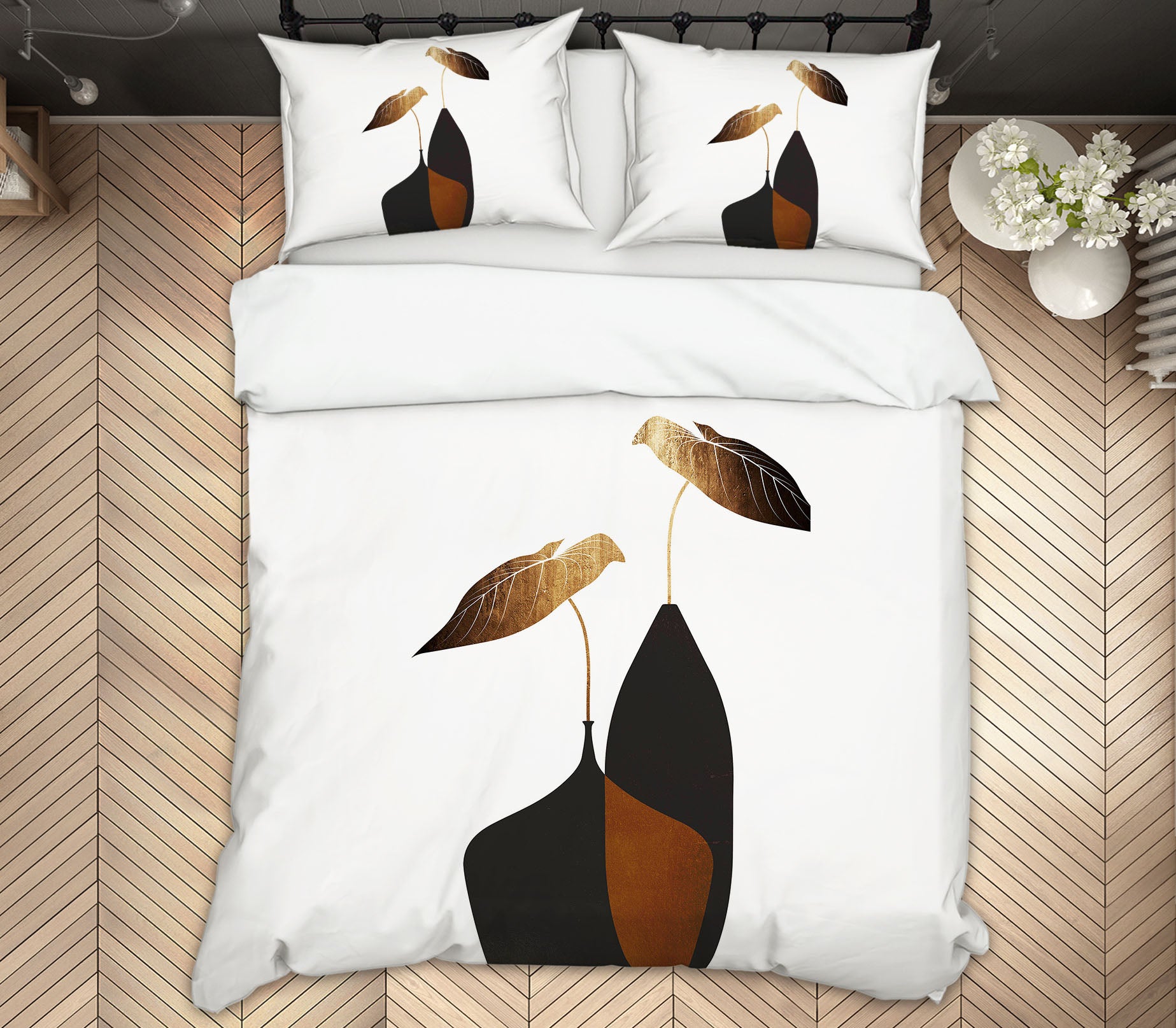 3D Sunshine Leaf 208 Boris Draschoff Bedding Bed Pillowcases Quilt