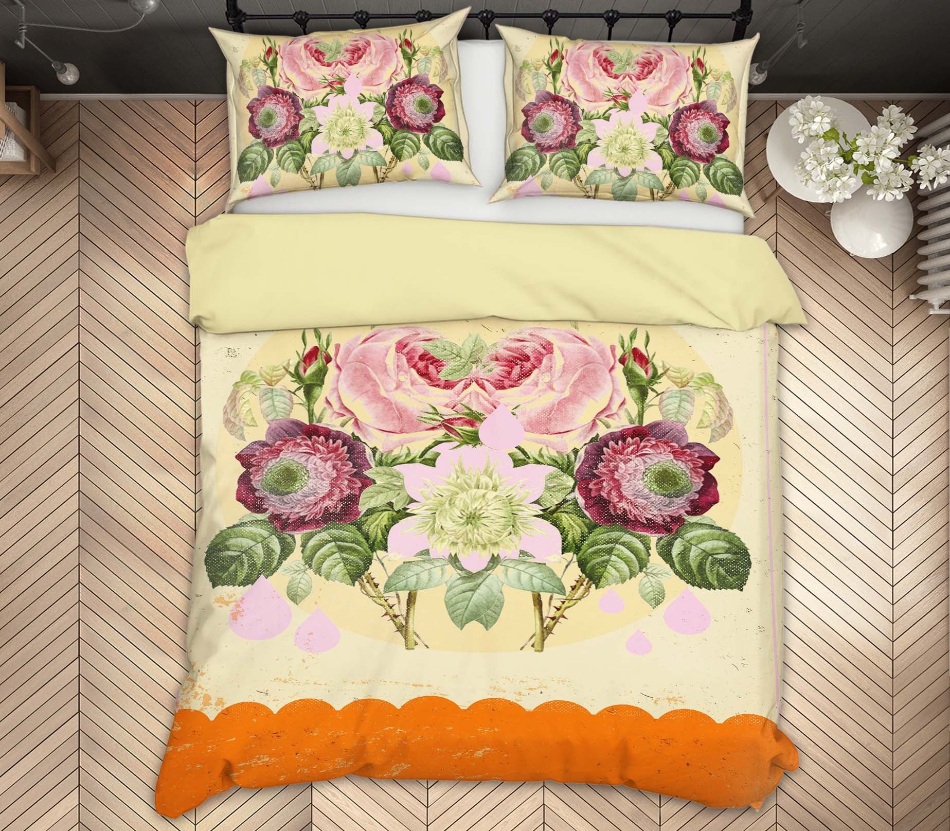 3D Flower Cluster 2111 Showdeer Bedding Bed Pillowcases Quilt