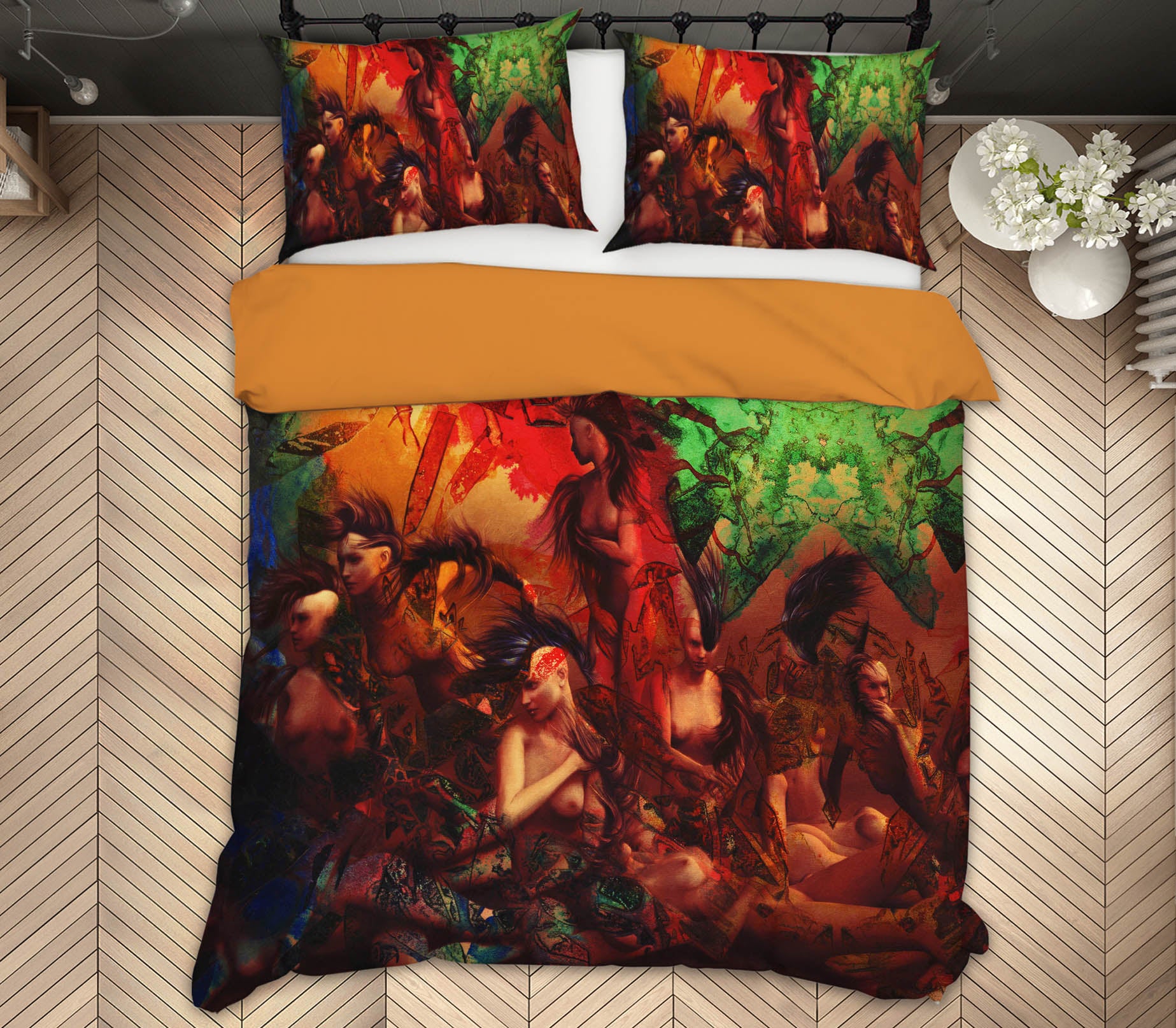 3D Life In Technicolor 2002 Marco Cavazzana Bedding Bed Pillowcases Quilt