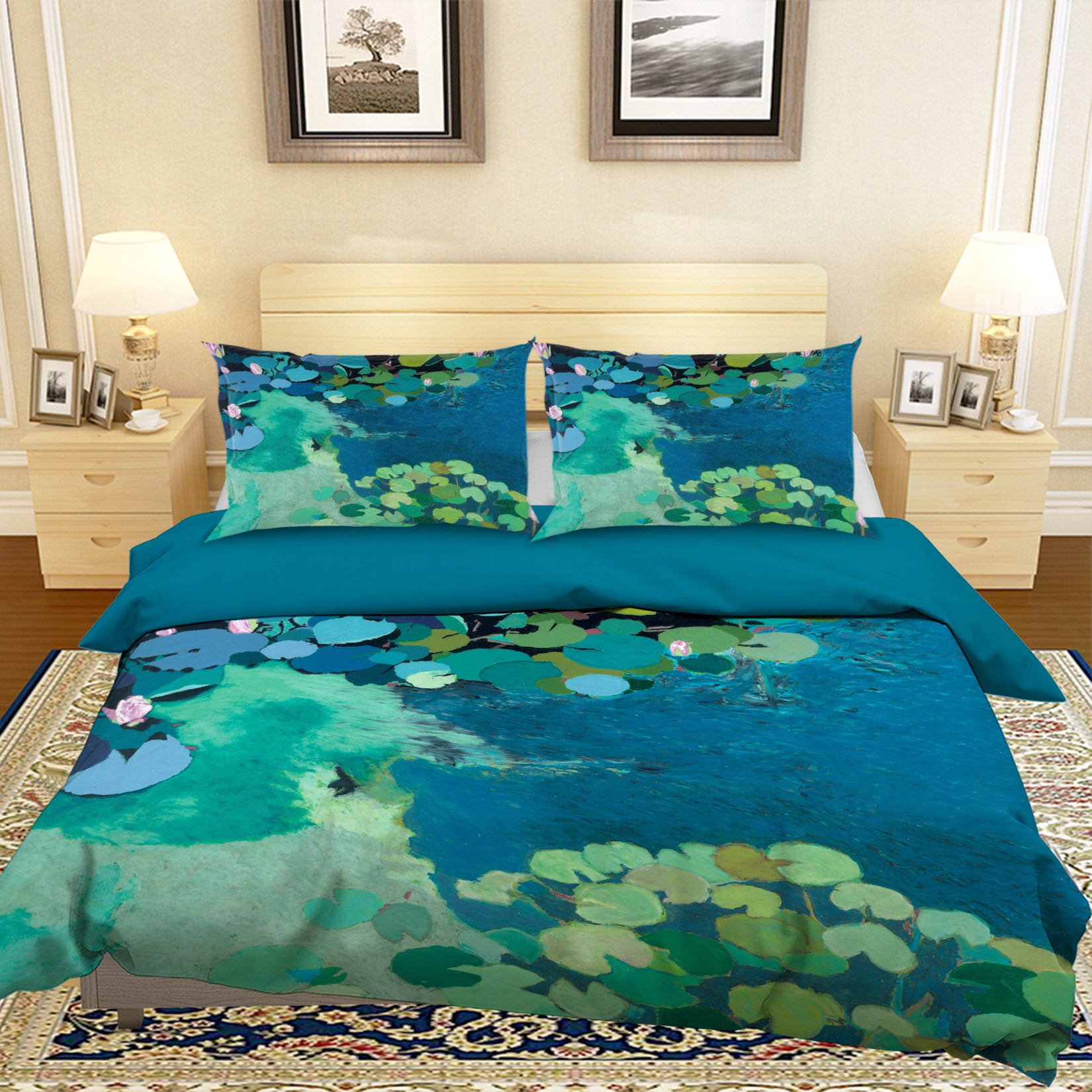 3D Moonlit Shadows 1110 Allan P. Friedlander Bedding Bed Pillowcases Quilt