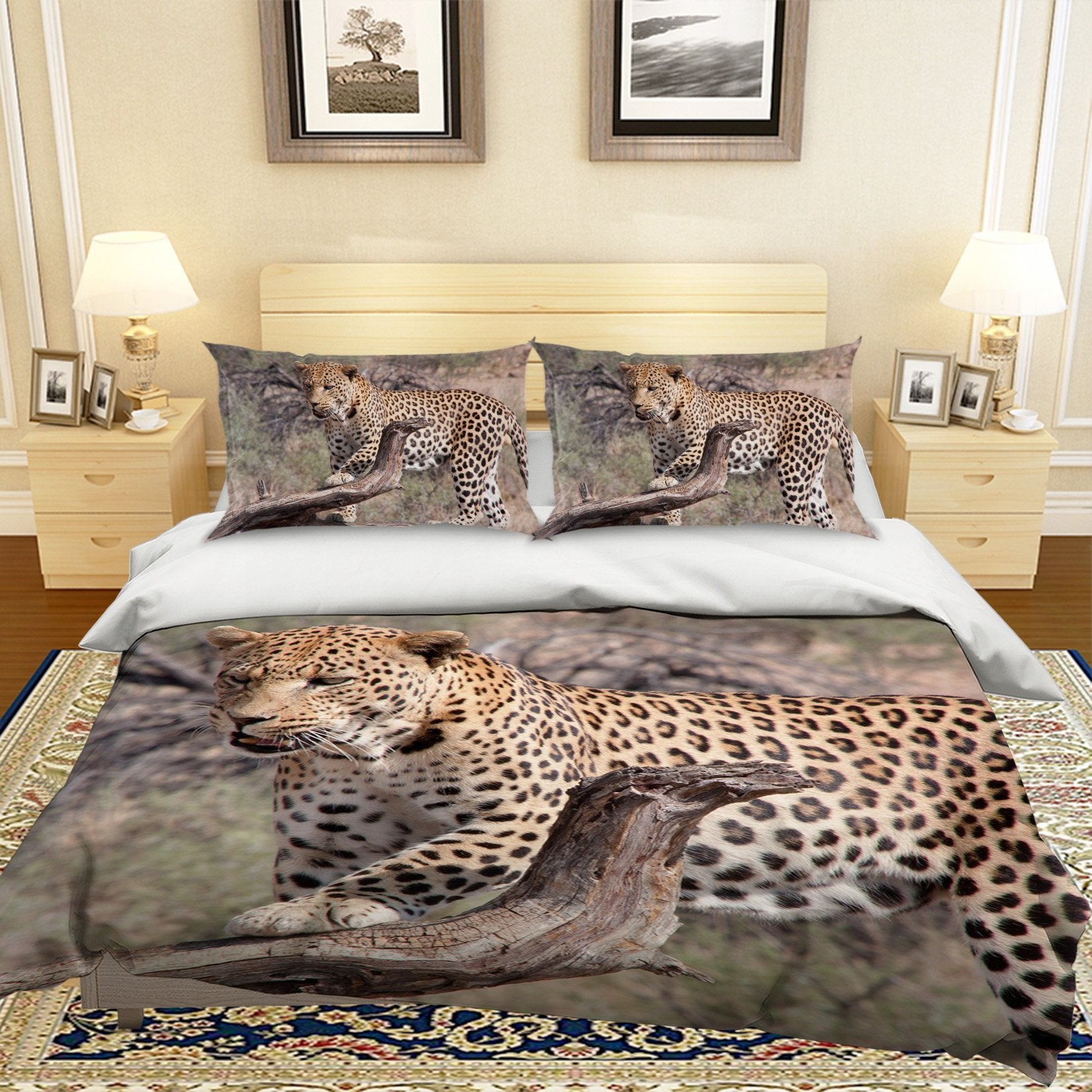 3D South American leopard 1994 Bed Pillowcases Quilt Quiet Covers AJ Creativity Home