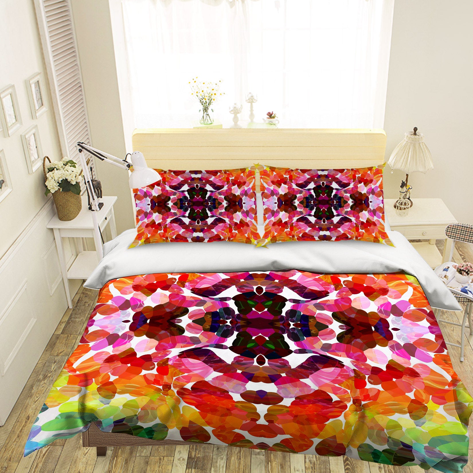 3D Colored Petals 2003 Shandra Smith Bedding Bed Pillowcases Quilt