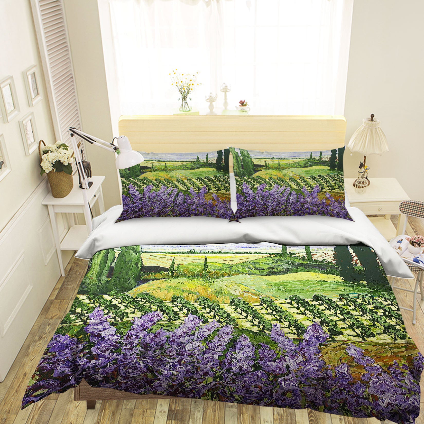 3D Chinaberry Hill 2118 Allan P. Friedlander Bedding Bed Pillowcases Quilt