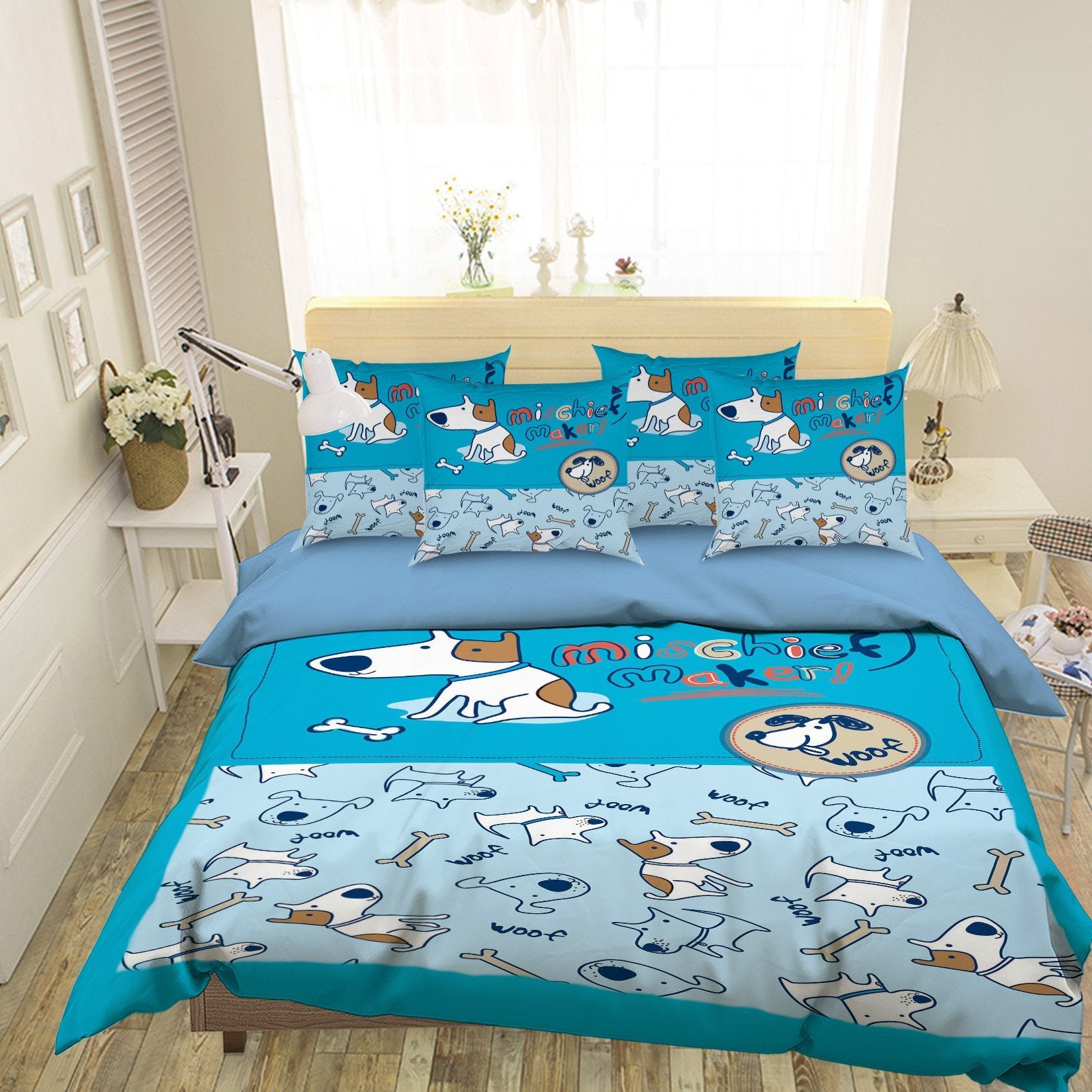 3D Dog Bones 119 Bed Pillowcases Quilt Wallpaper AJ Wallpaper