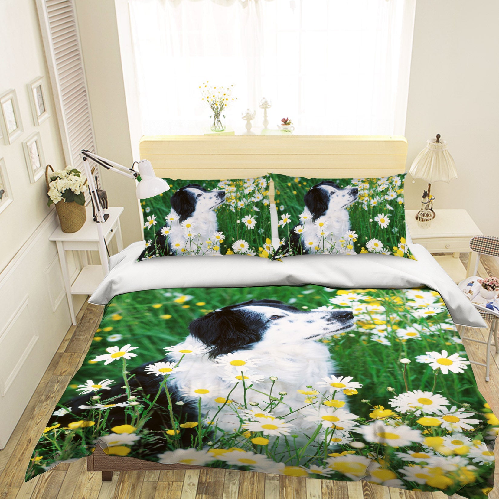 3D Fresh Chrysanthemum 1901 Bed Pillowcases Quilt