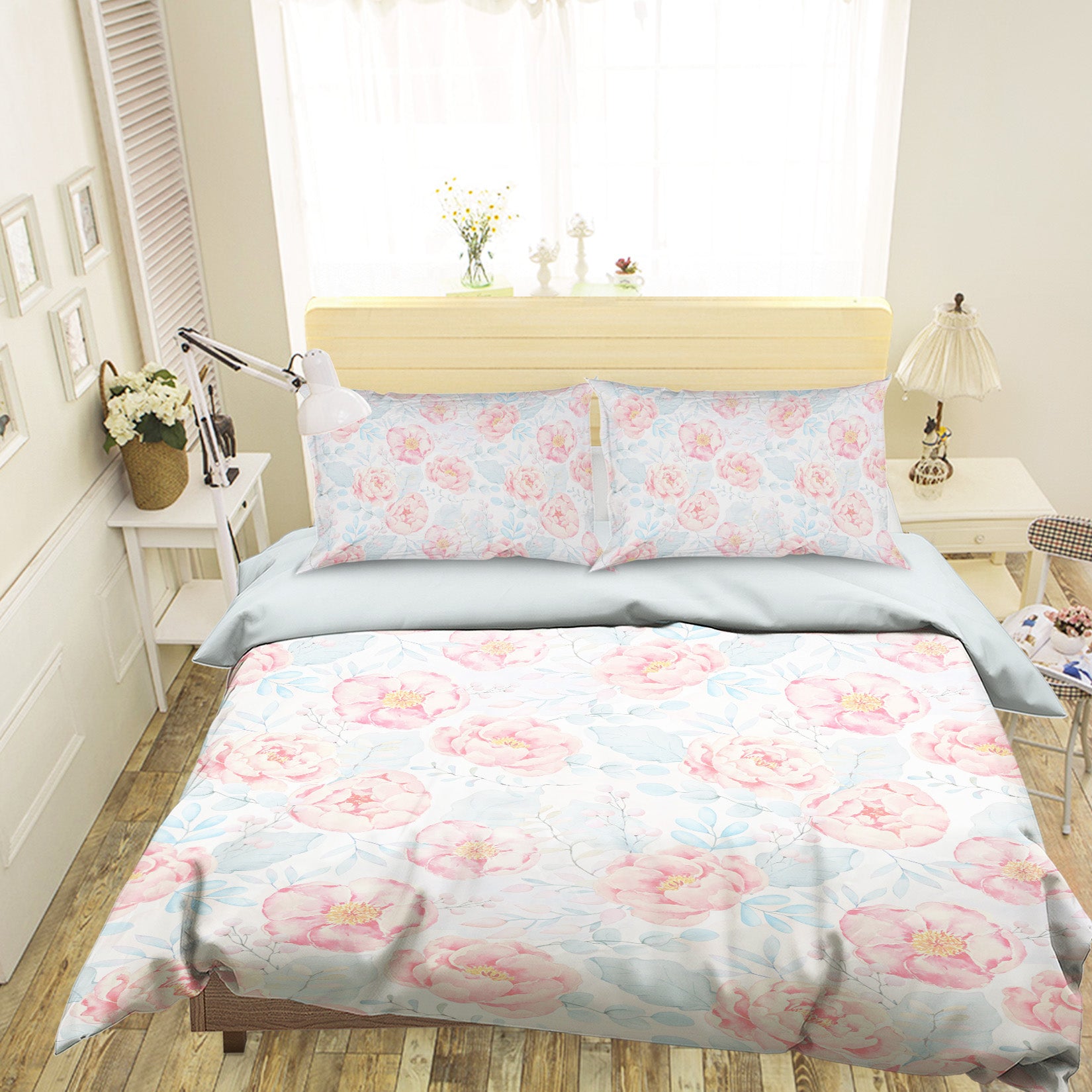 3D Orange Flower 067 Uta Naumann Bedding Bed Pillowcases Quilt