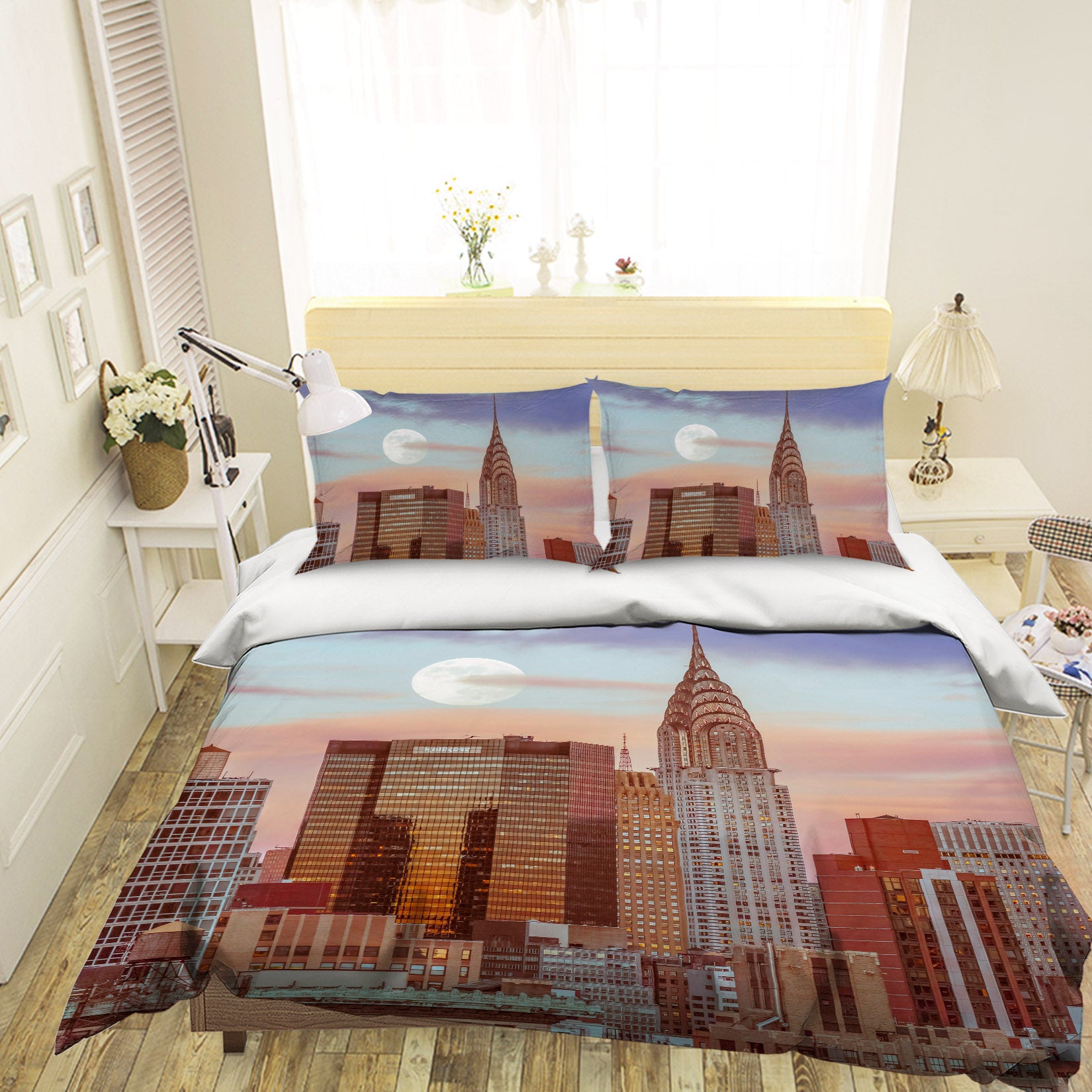 3D City Tower 7120 Assaf Frank Bedding Bed Pillowcases Quilt Cover Duvet Cover