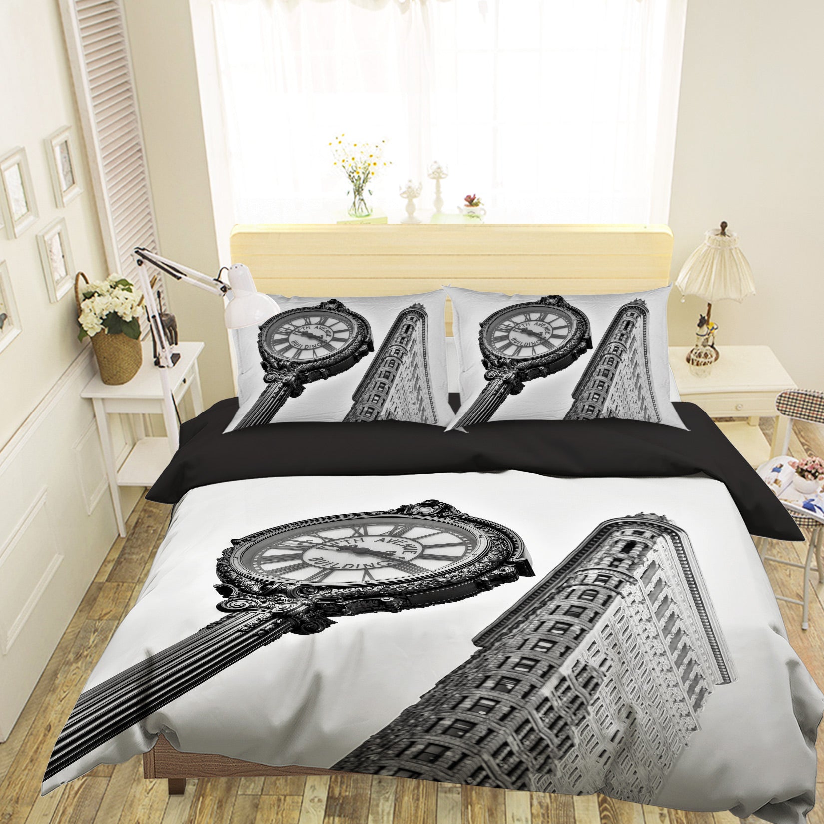 3D New York Building 1016 Assaf Frank Bedding Bed Pillowcases Quilt
