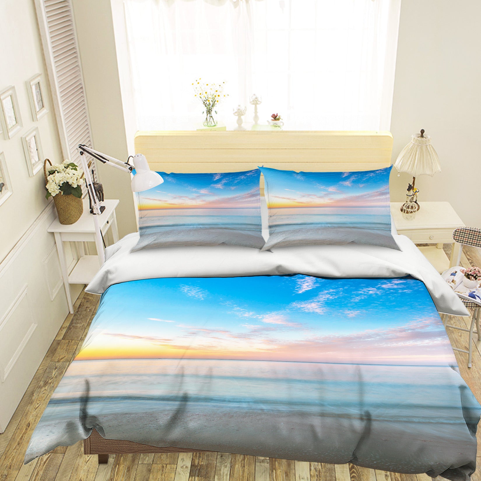 3D Sunset Beach Sea 1024 Assaf Frank Bedding Bed Pillowcases Quilt