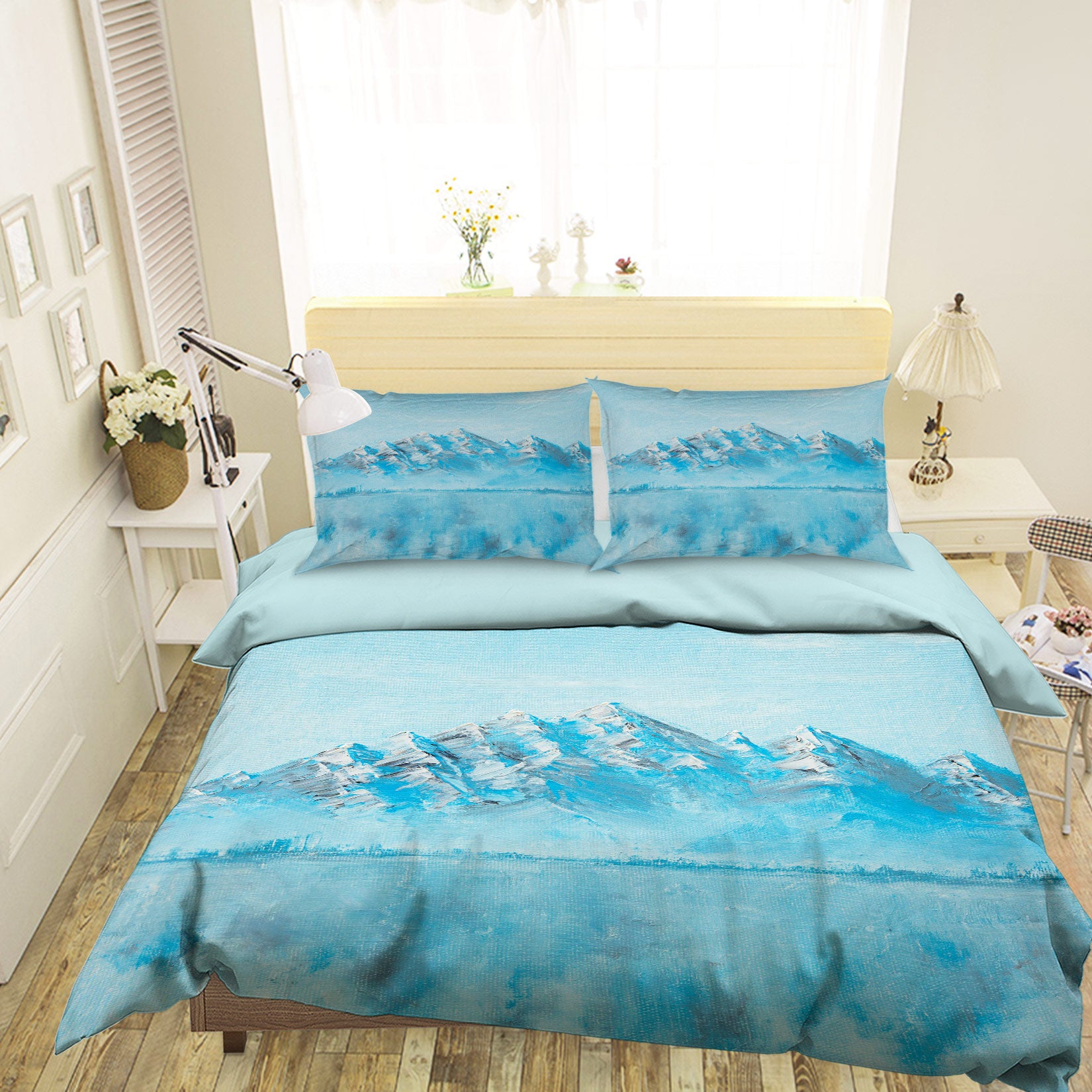 3D Glacier 1757 Marina Zotova Bedding Bed Pillowcases Quilt