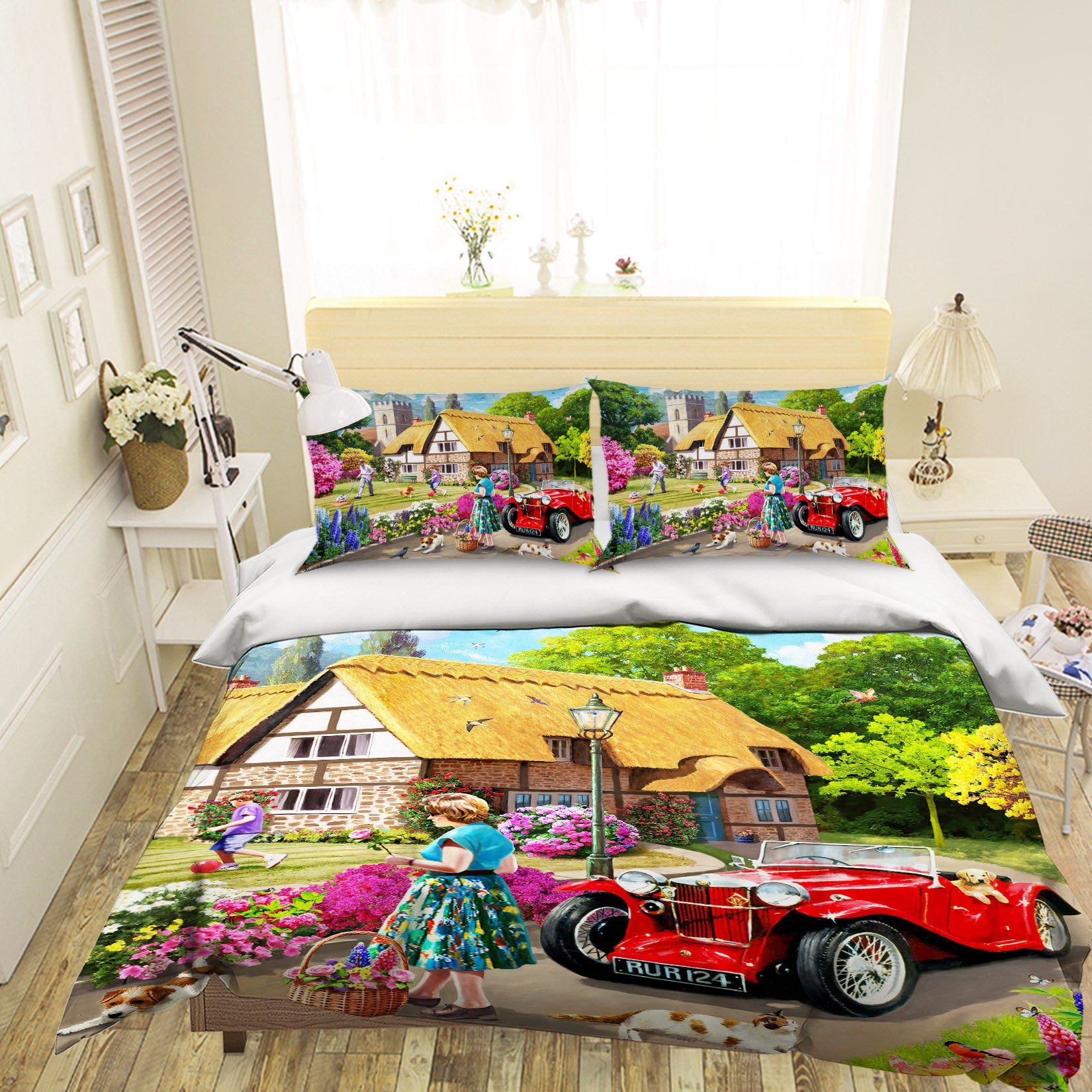 3D House Garden 12516 Kevin Walsh Bedding Bed Pillowcases Quilt