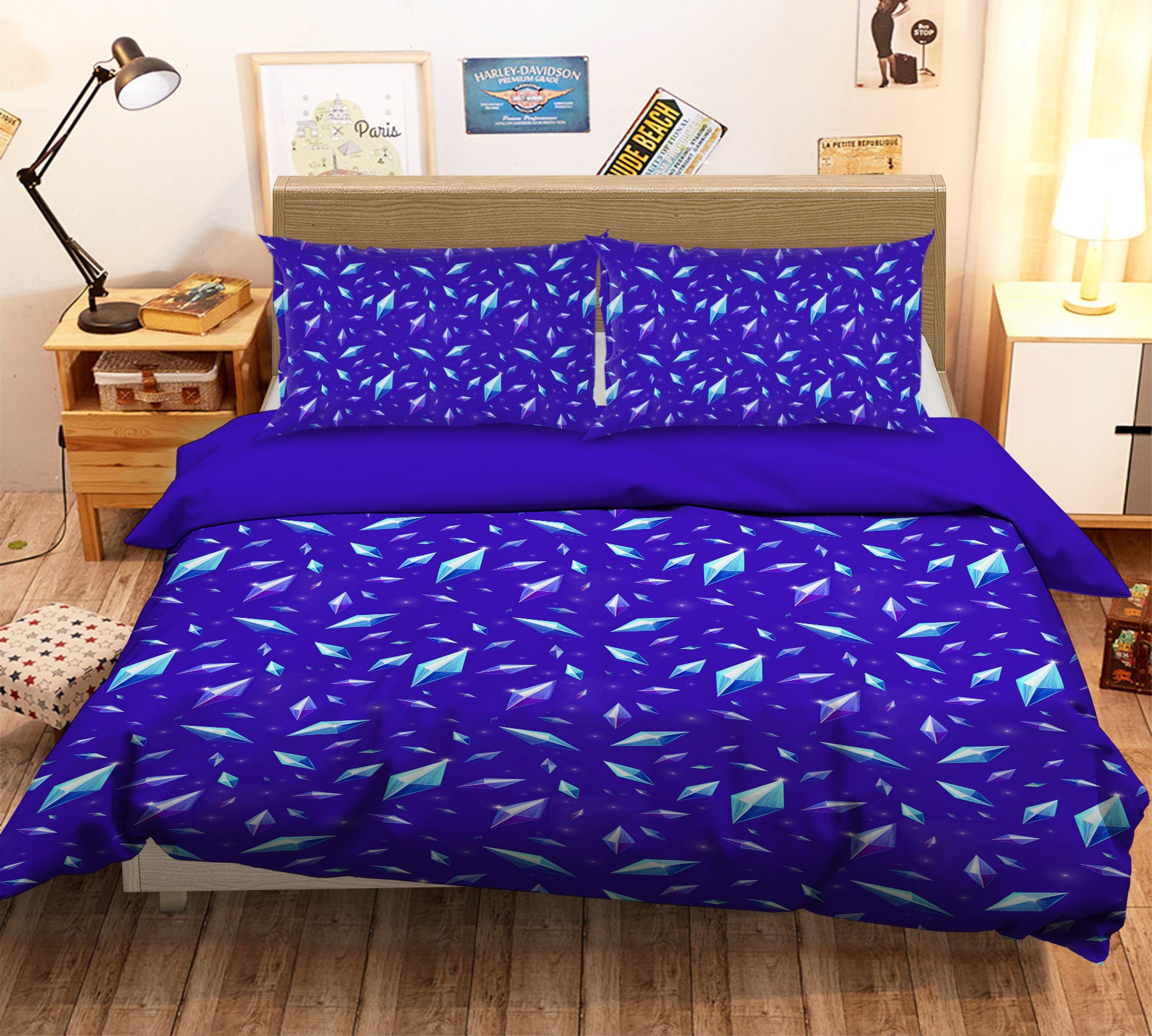 3D Light Spot 107 Rose Catherine Khan Bedding Bed Pillowcases Quilt