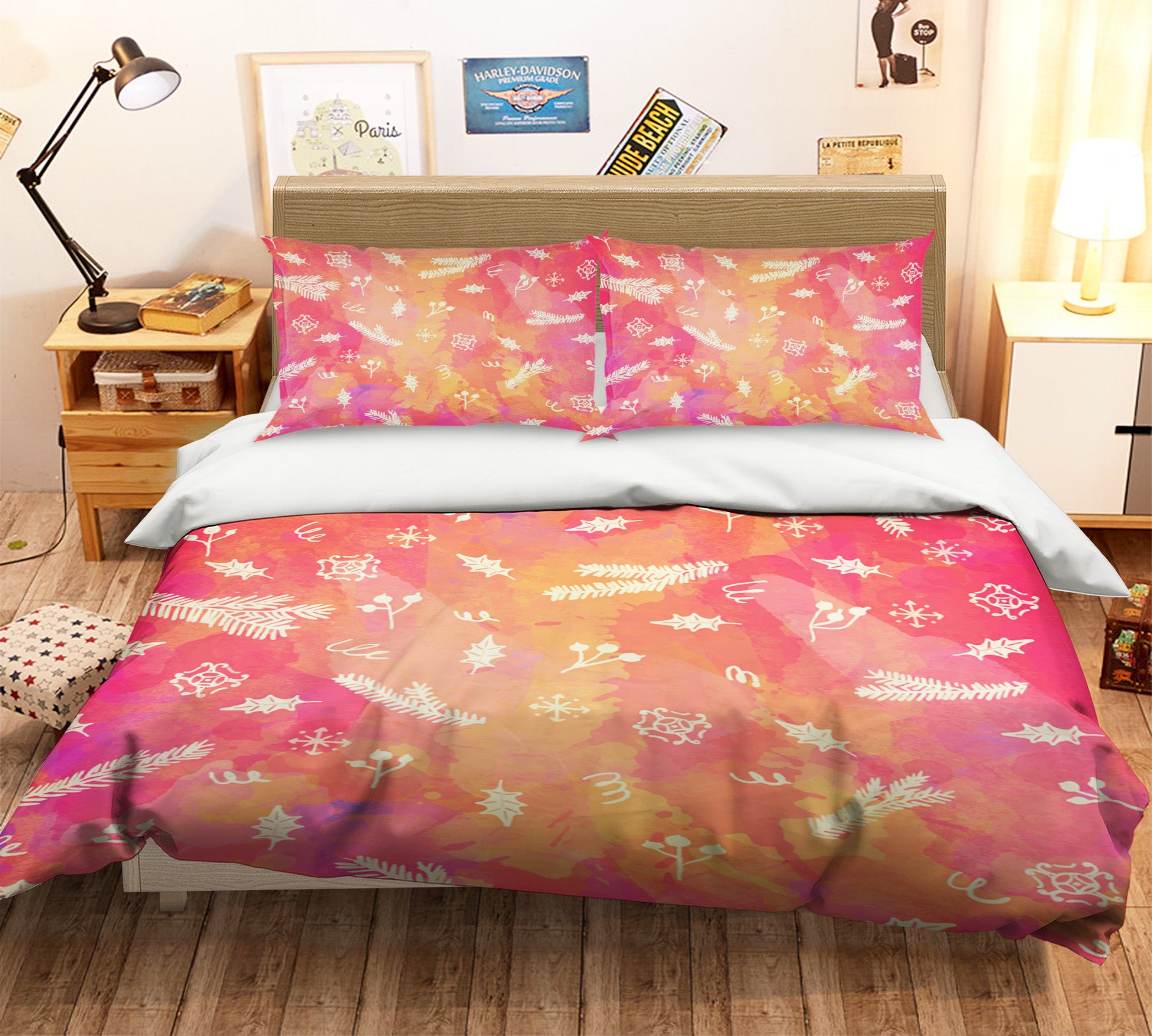 3D Tree Pattern 31114 Christmas Quilt Duvet Cover Xmas Bed Pillowcases