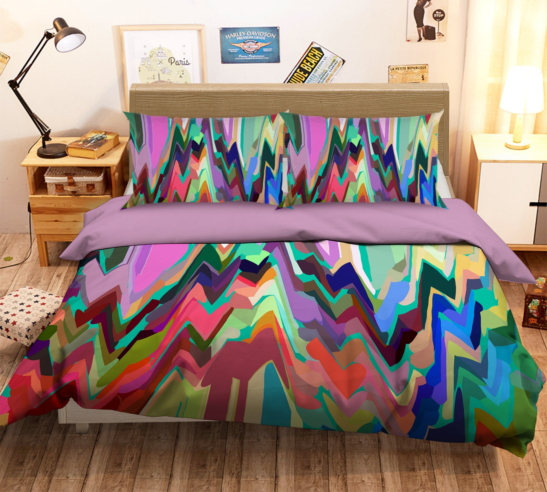 3D Trees Color 70190 Shandra Smith Bedding Bed Pillowcases Quilt