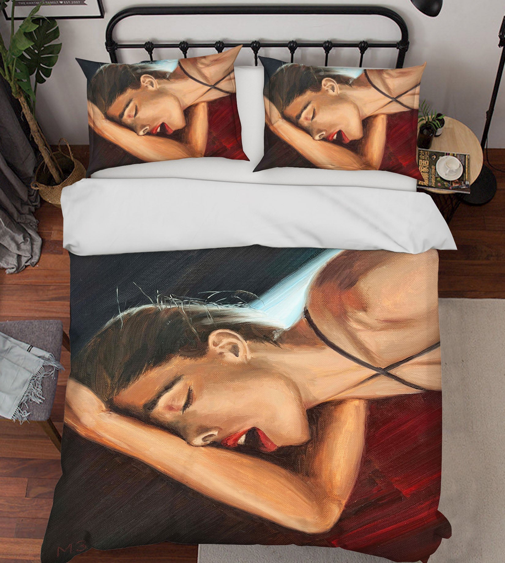 3D Beauty Woman 9796 Marina Zotova Bedding Bed Pillowcases Quilt