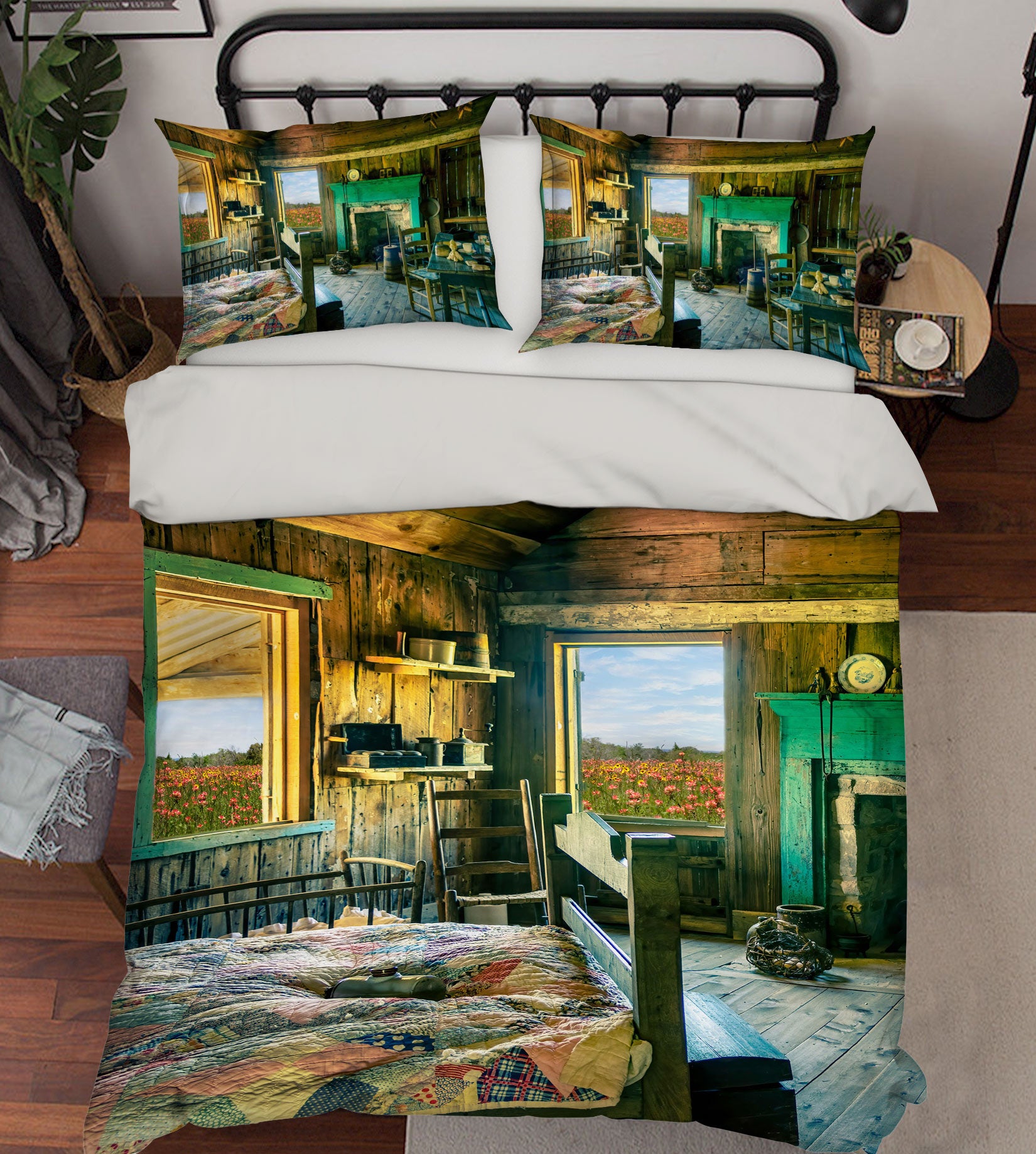 3D House Interior 8546 Beth Sheridan Bedding Bed Pillowcases Quilt